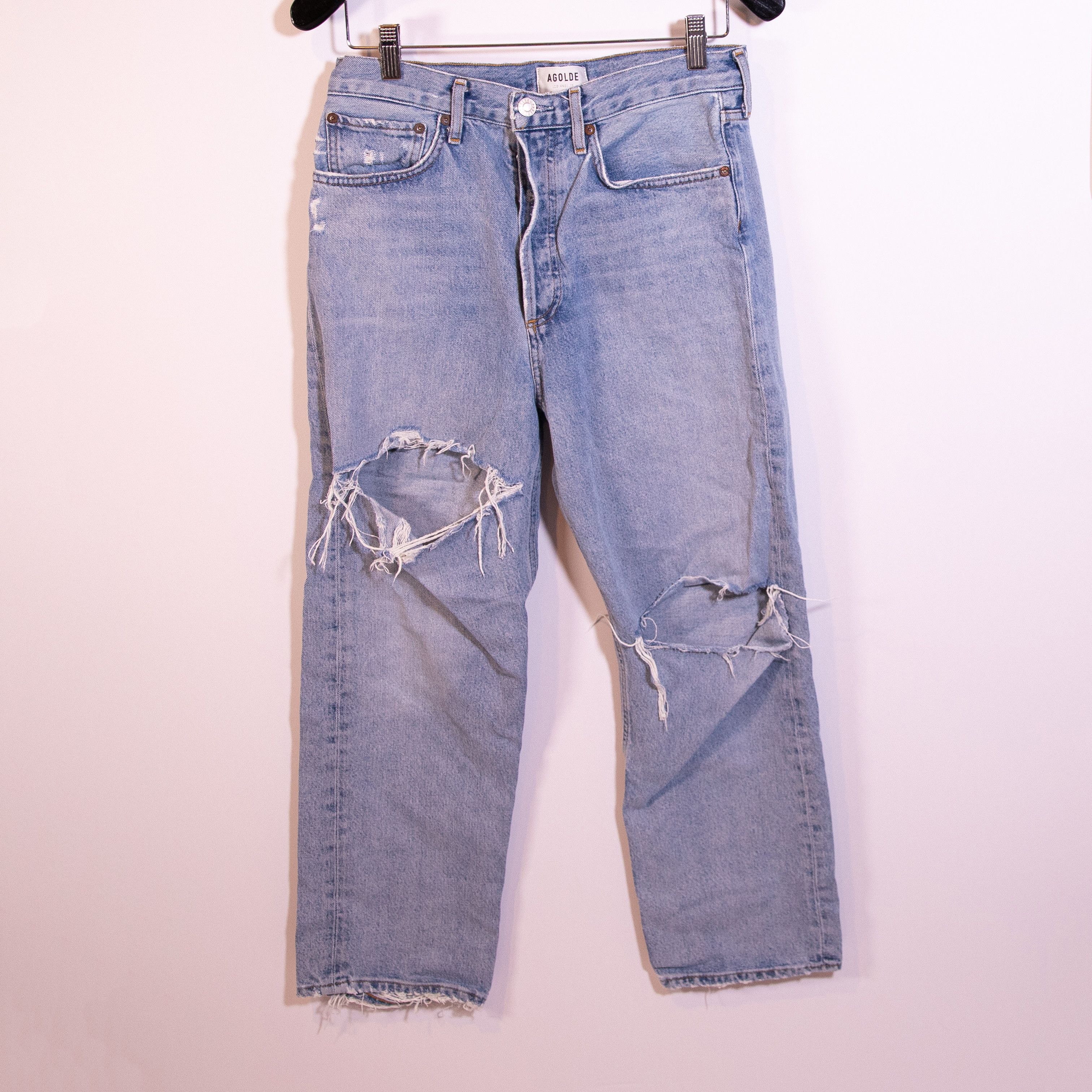 Agolde Agolde Women's 90's Pinch Waist Straight Leg Size 27" / US 4 / IT 40 - 1 Thumbnail