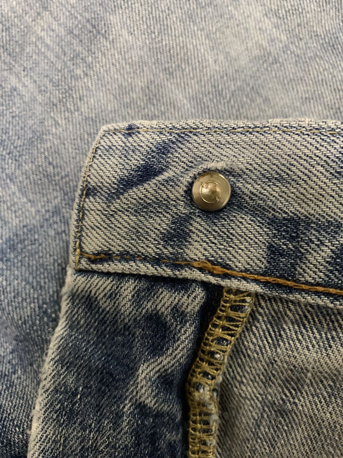 Undercover × Uniqlo Vintage Uniqlo UJ S002 Dirty Blue Wash Distressed Jeans Size US 32 / EU 48 - 5 Thumbnail