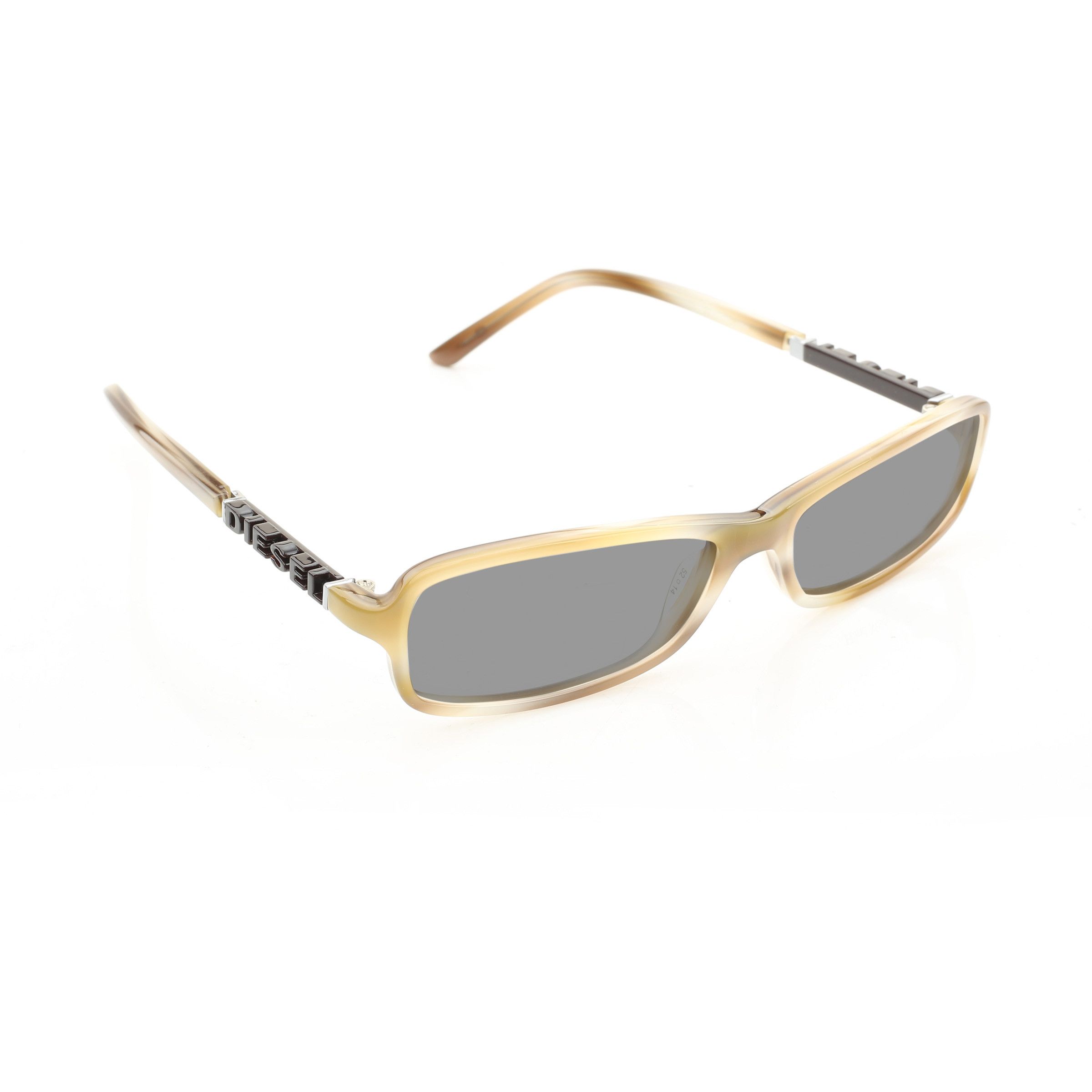 Diesel Diesel '00s Black Signature Tortoise Rectngular Sunglasses Size ONE SIZE - 1 Thumbnail