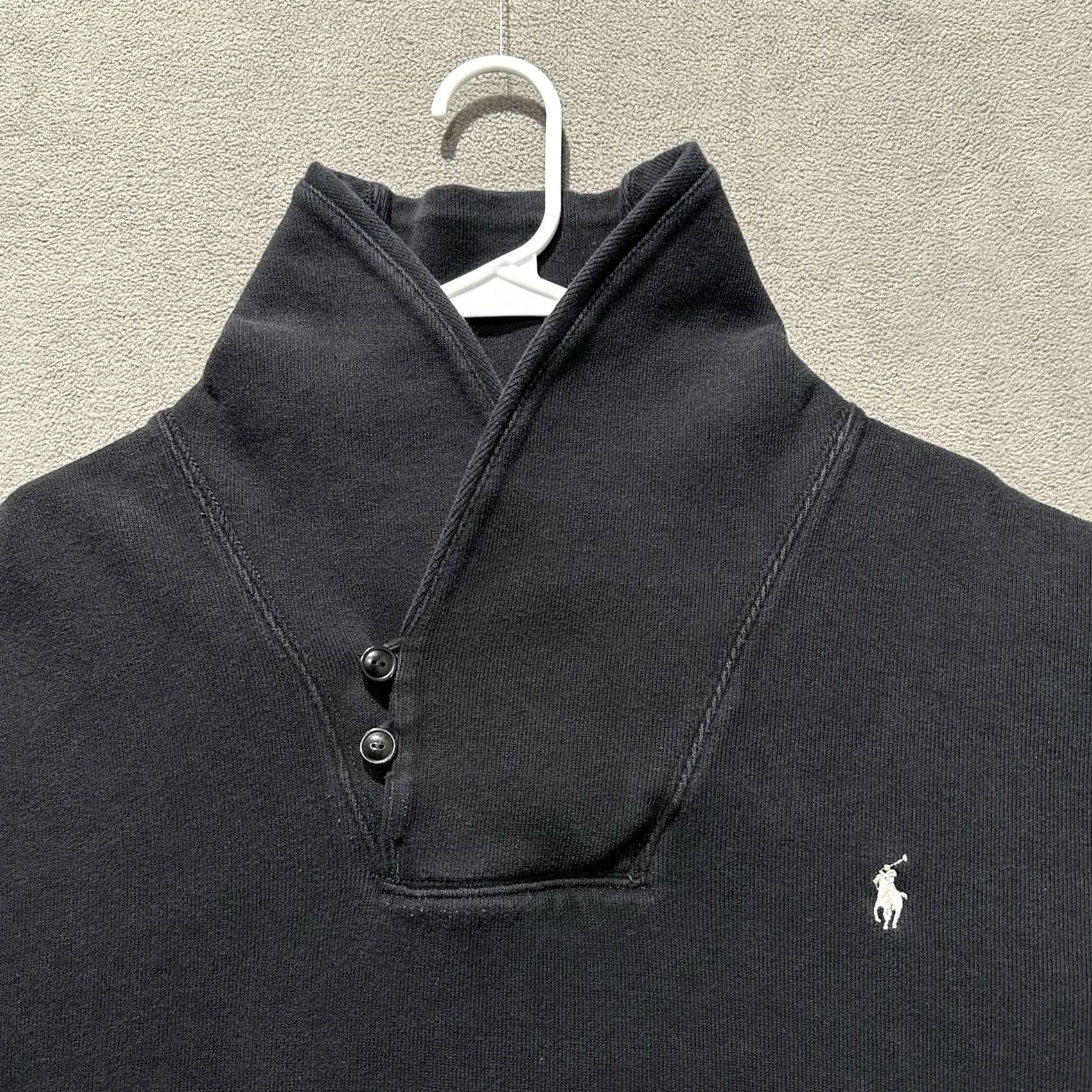 Polo Ralph Lauren Polo Ralph Lauren Jersey Shawl Collar Pullover Sweater Mens 3XB Black Jersey Shawl Collar Pullover Sweater Mens 3XB Black Polo Ralph Lauren Size US XXL / EU 58 / 5 - 3 Thumbnail