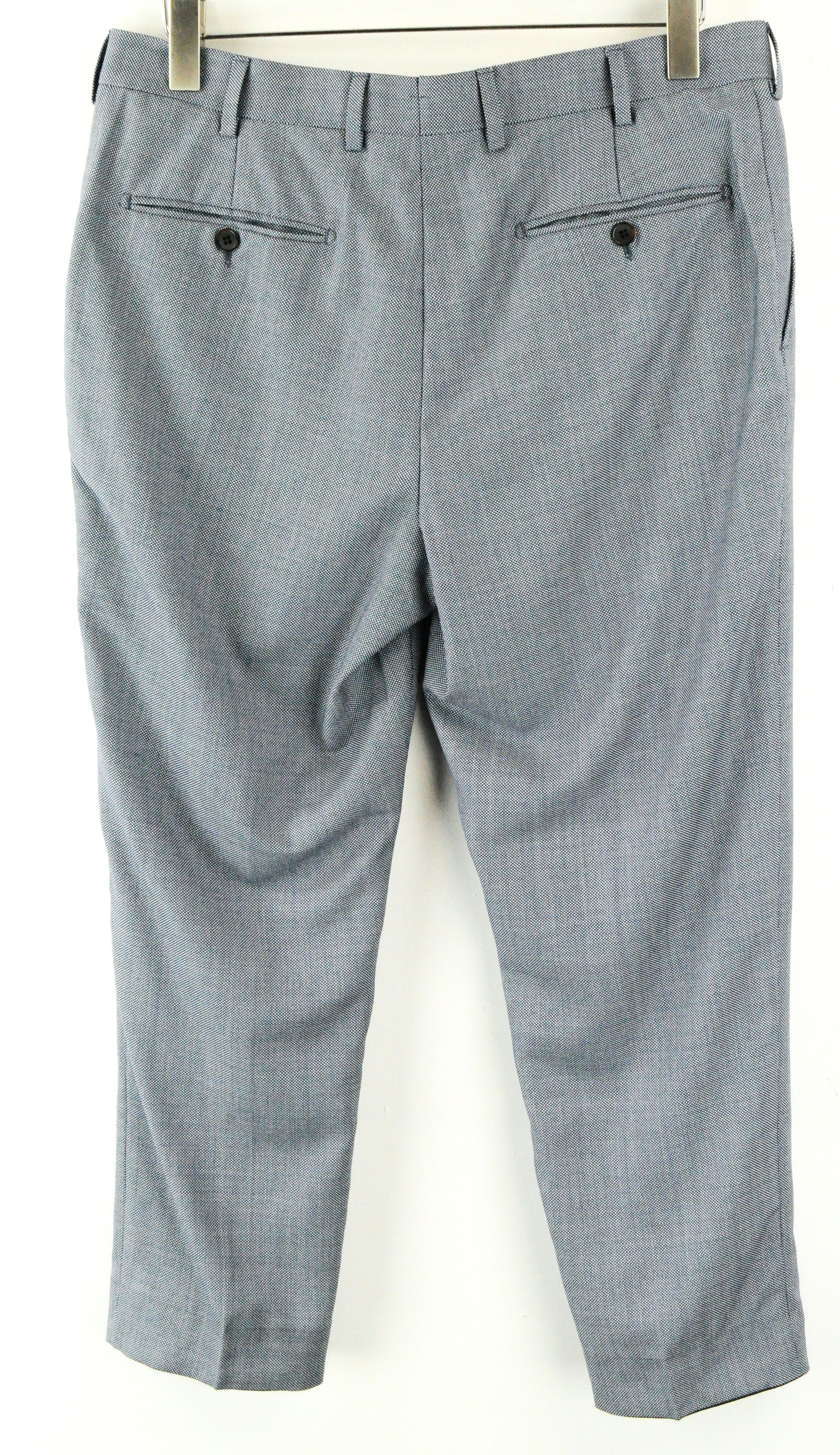 Suitsupply UK40S Blue Wool Pleated Trousers 60275 Size US 40 / EU 56 - 2 Thumbnail
