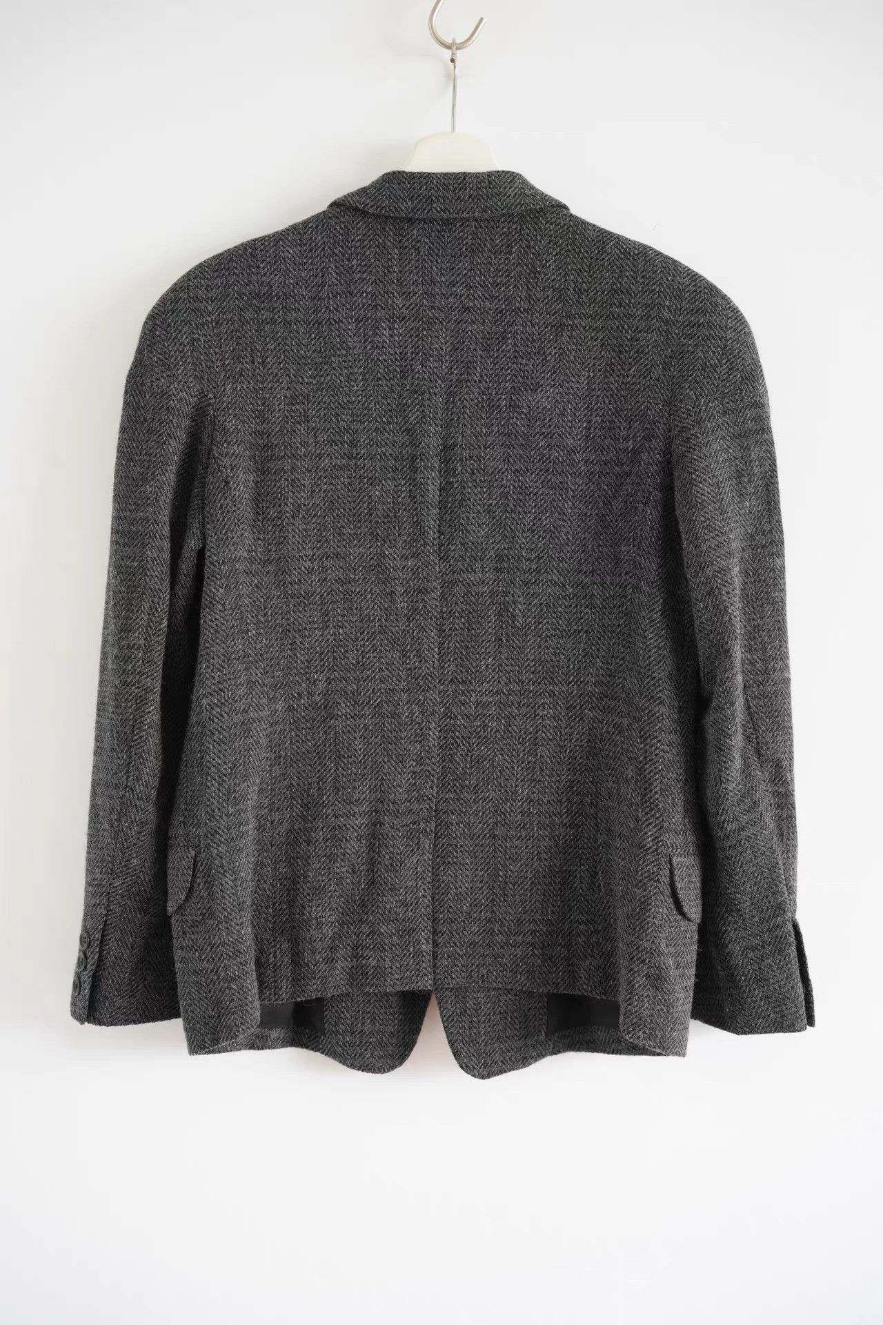 Yohji Yamamoto Yohji Yamamoto 08aw Herringbone Alpaca Wool Blazer K4 Size US M / EU 48-50 / 2 - 2 Thumbnail