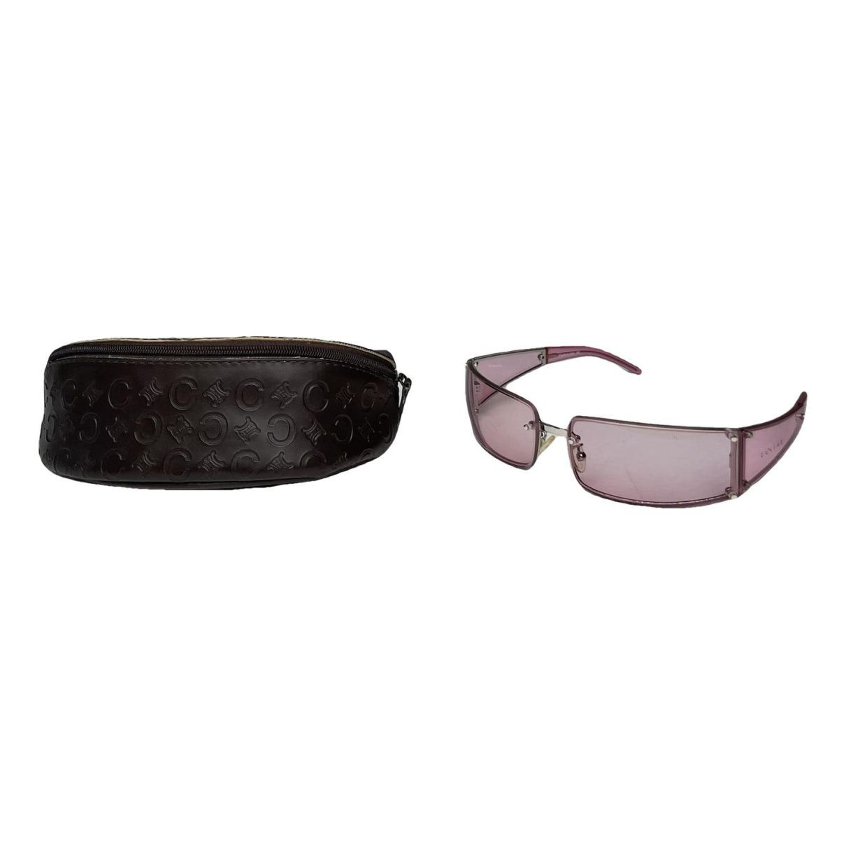 Celine Purple Plastic Sunglasses Size ONE SIZE - 1 Thumbnail