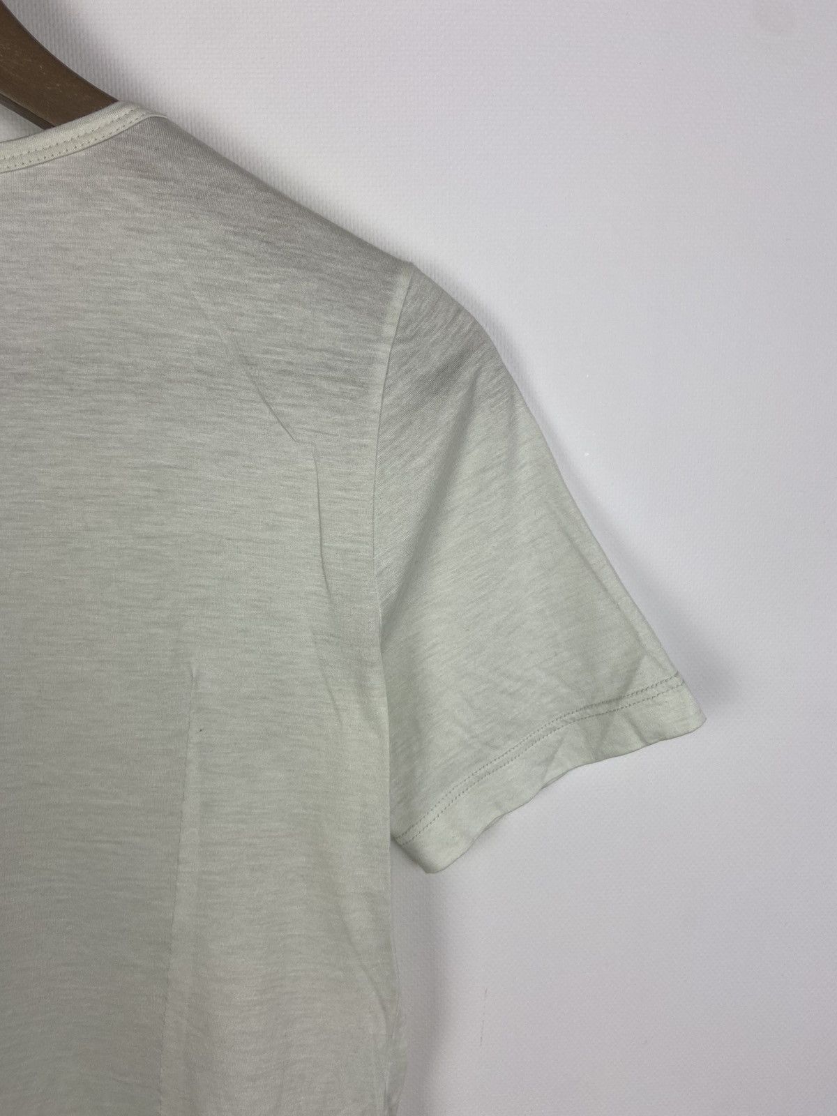 Jil Sander Jil Sander Women's Cream Crew Neck T-Shirt Sz S Size S / US 4 / IT 40 - 13 Thumbnail
