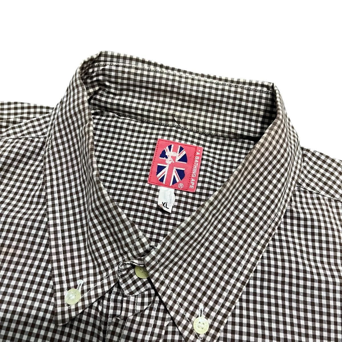 Bape 90a A Bating Ape Pocket Plaid Shirt Size US XL / EU 56 / 4 - 7 Thumbnail