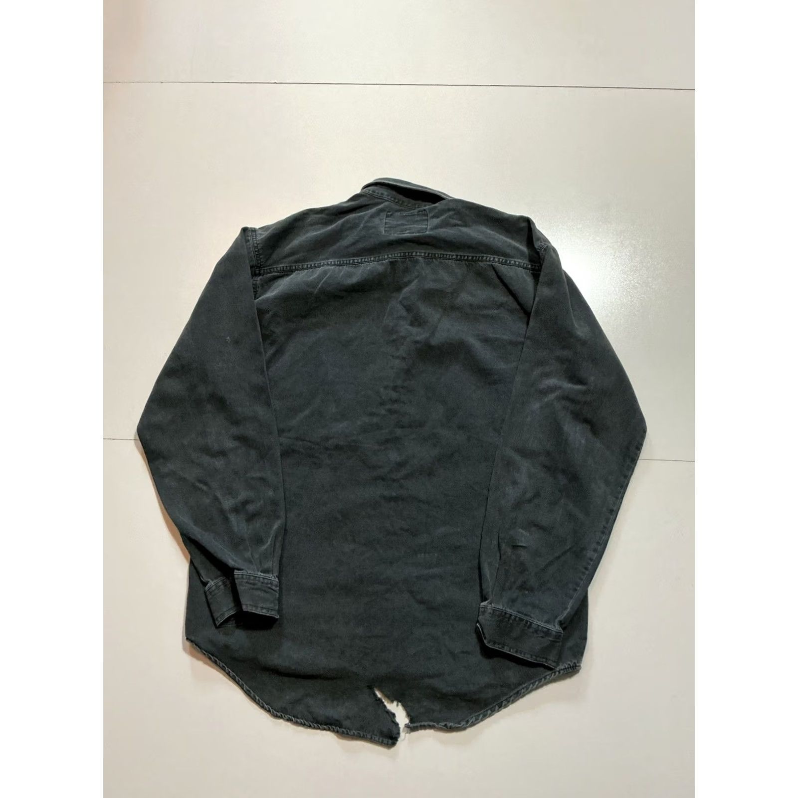 Levi's VINTAGE Levi's Modern Authentics Black Workwear Button-Front L/S Shirt M (1990s) Mens Size US M / EU 48-50 / 2 - 2 Thumbnail