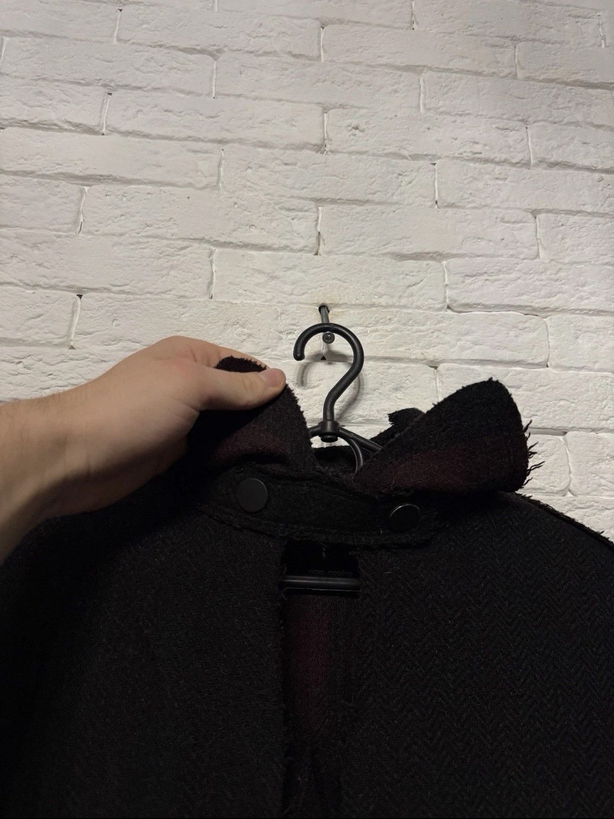 Cop Copine Cop Copine Wool Avant Garde Long Trench Coat Sz L Size L / US 10 / IT 46 - 6 Thumbnail