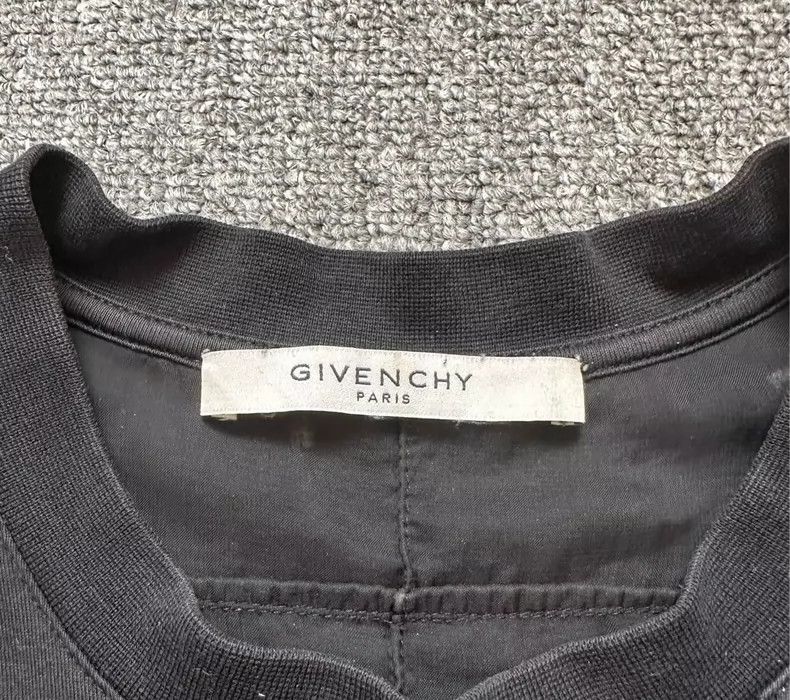 Givenchy Givenchy New Style Black Large Destroyed Logo Short-Sleeve Size US XXS / EU 40 - 3 Thumbnail