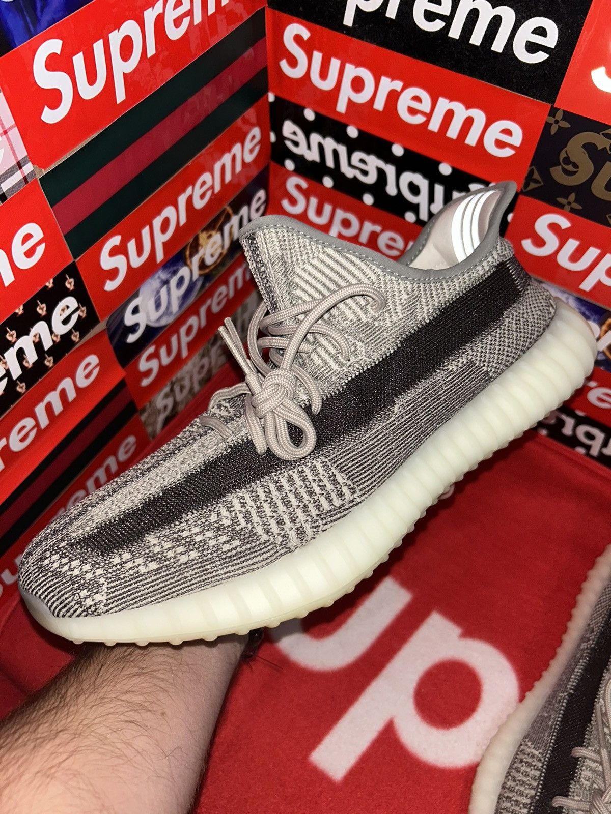 Adidas Yeezy Adidas Boost 350 V2 in Zyon FZ1267 size 12 Size US 12 / EU 45 - 9 Thumbnail