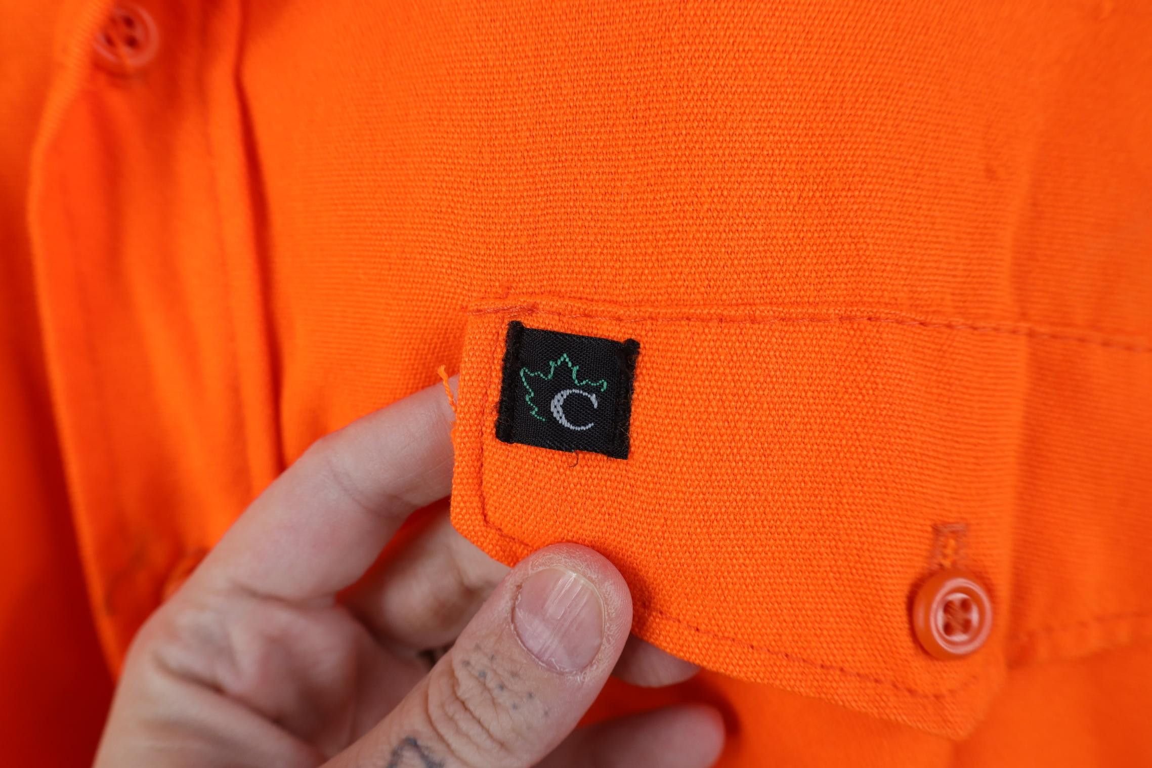 Vintage Vintage 80s 90s Hunting Collared Button Shirt Blaze Orange Size US XXL / EU 58 / 5 - 4 Thumbnail