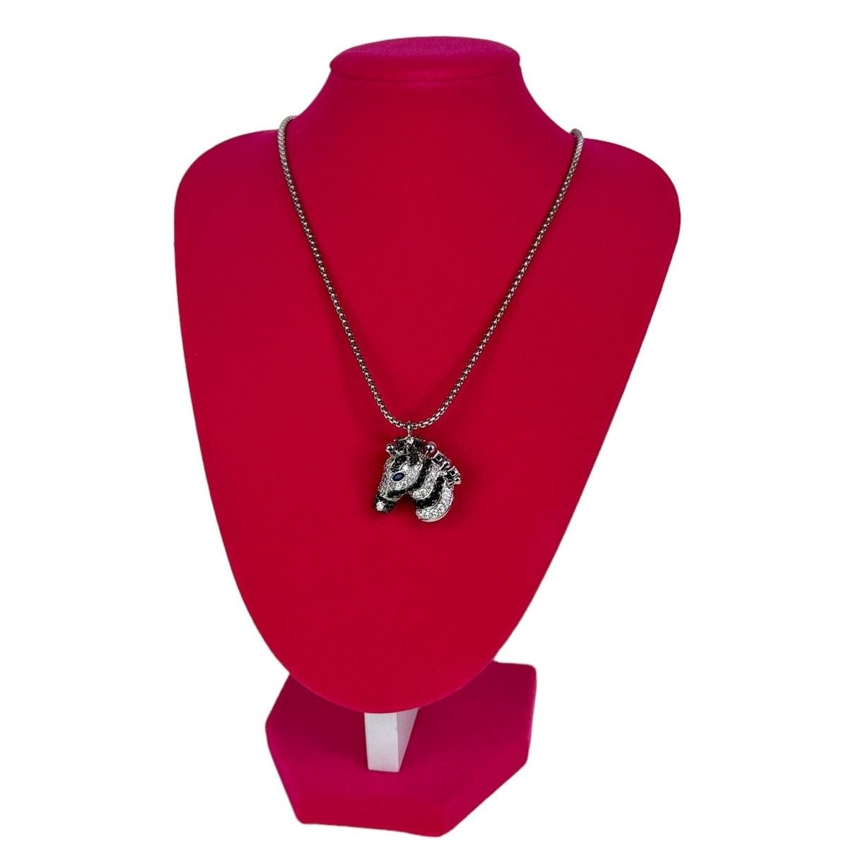 Kate Spade Kate Spade Zebra Earn Your Stripes Pendant Necklace Black Size ONE SIZE - 3 Thumbnail