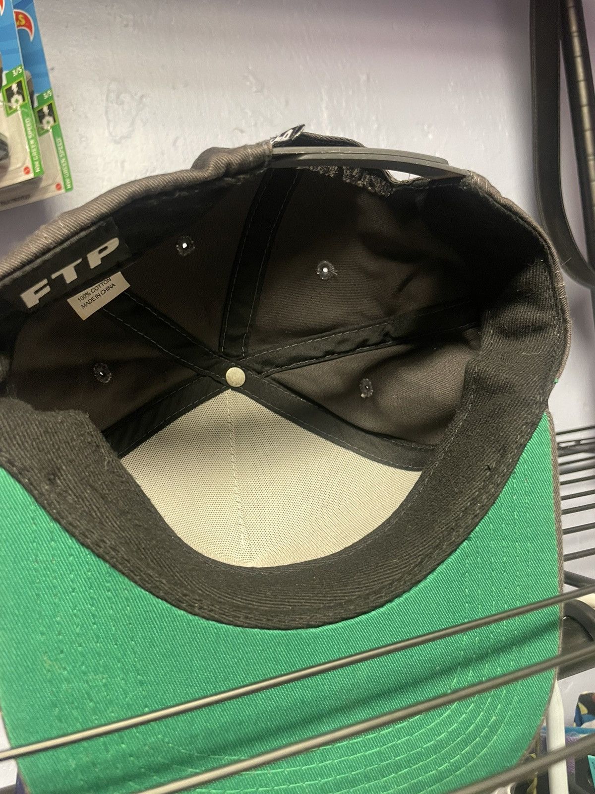 Fuck The Population Fuck The Population FTP SnapBack Hat Grey Infared Size ONE SIZE - 6 Thumbnail