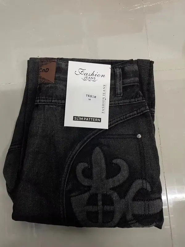 Japanese Brand Mitsui x Kase Washed Wave Denim Baggy Jeans Size US 34 / EU 50 - 6 Thumbnail