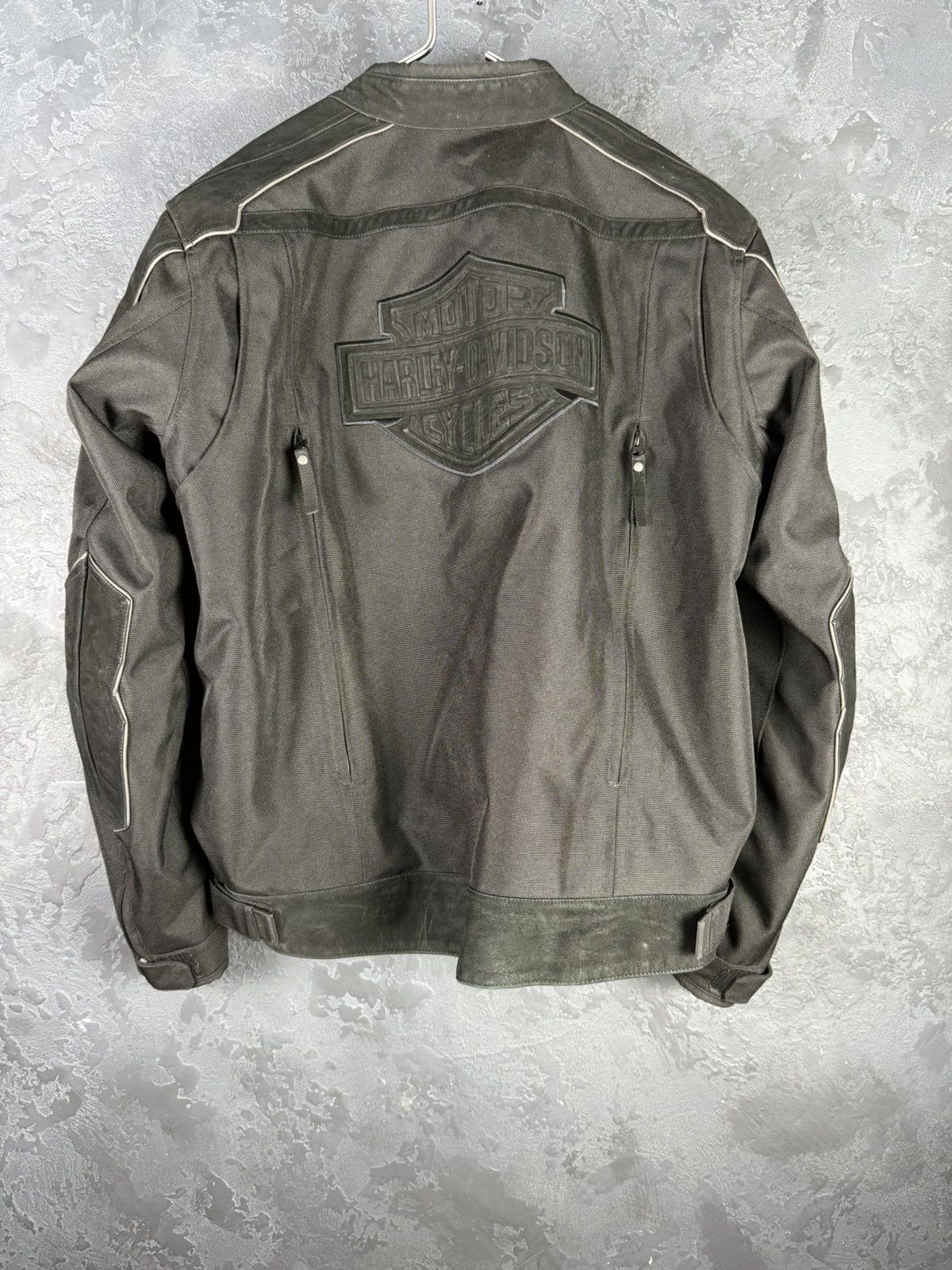 Harley Davidson Harley Davidson Authority Leanther Textile Jacket Body Armor Size US XL / EU 56 / 4 - 7 Thumbnail