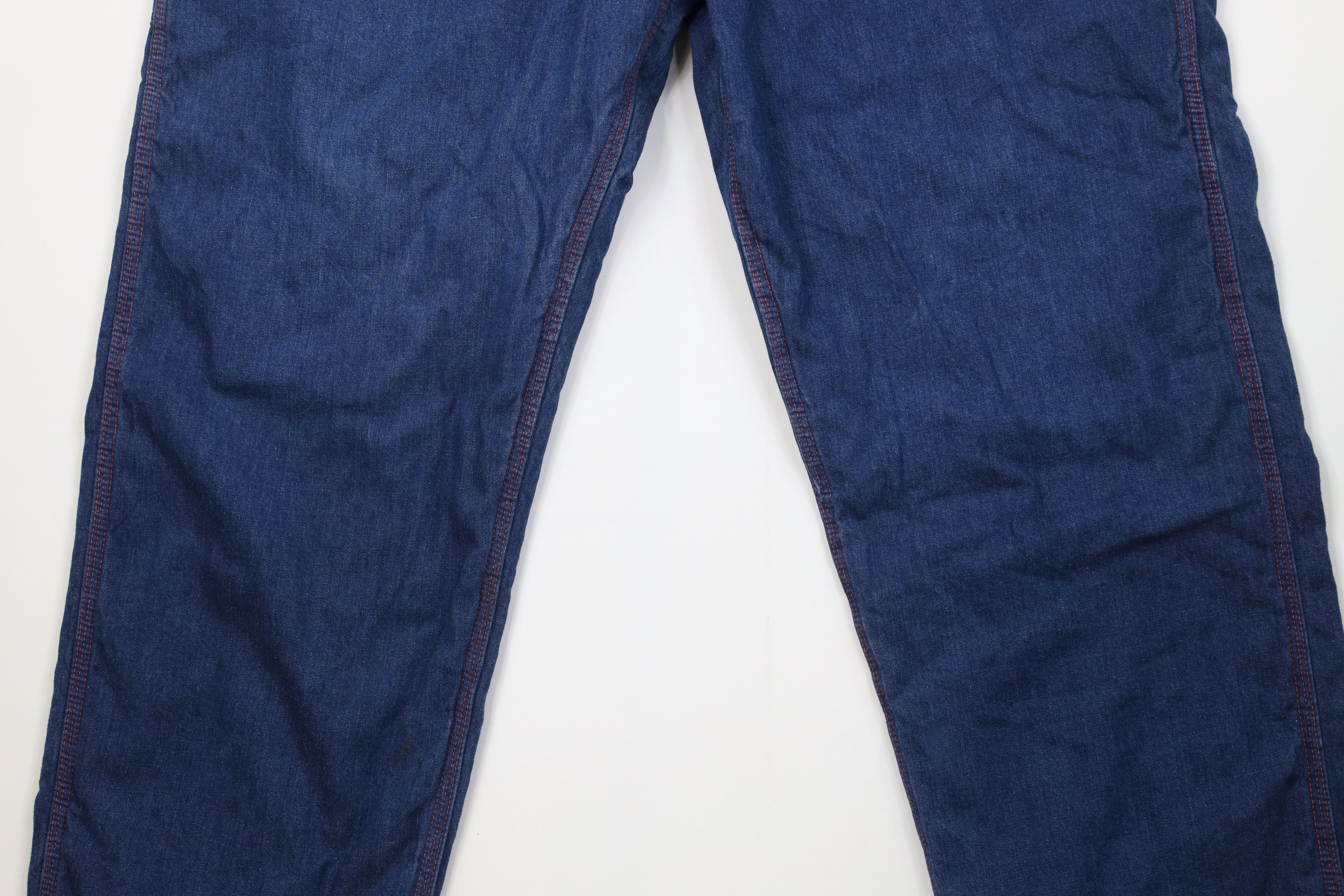 Vintage Vintage 70s Streetwear Insulated Wide Leg Dungaree Jeans US Size US 42 / EU 58 - 4 Thumbnail