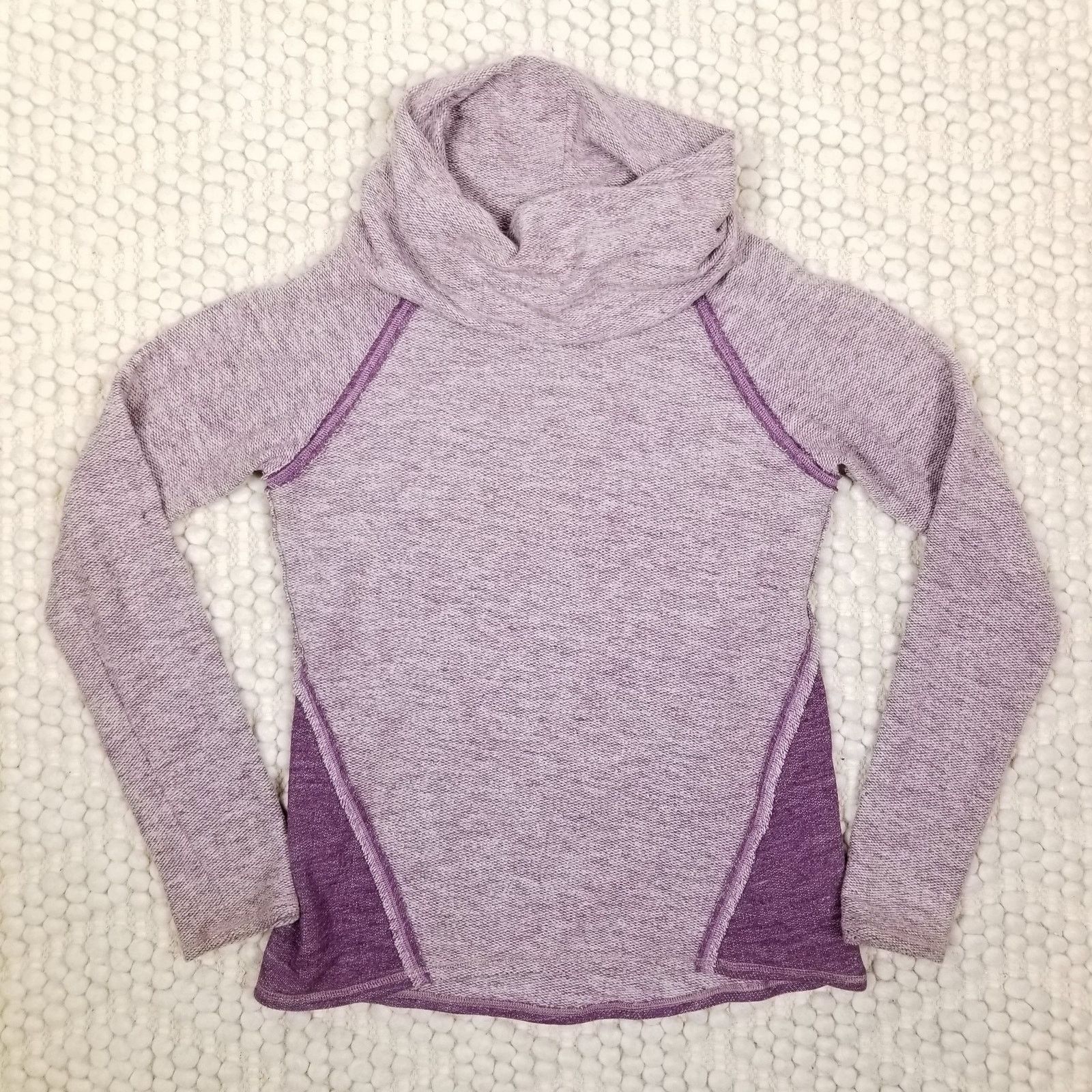 Kuhl Kuhl Nova Wool Blend Cowl Neck Sweater Purple Sz M Size M / US 6-8 / IT 42-44 - 5 Thumbnail