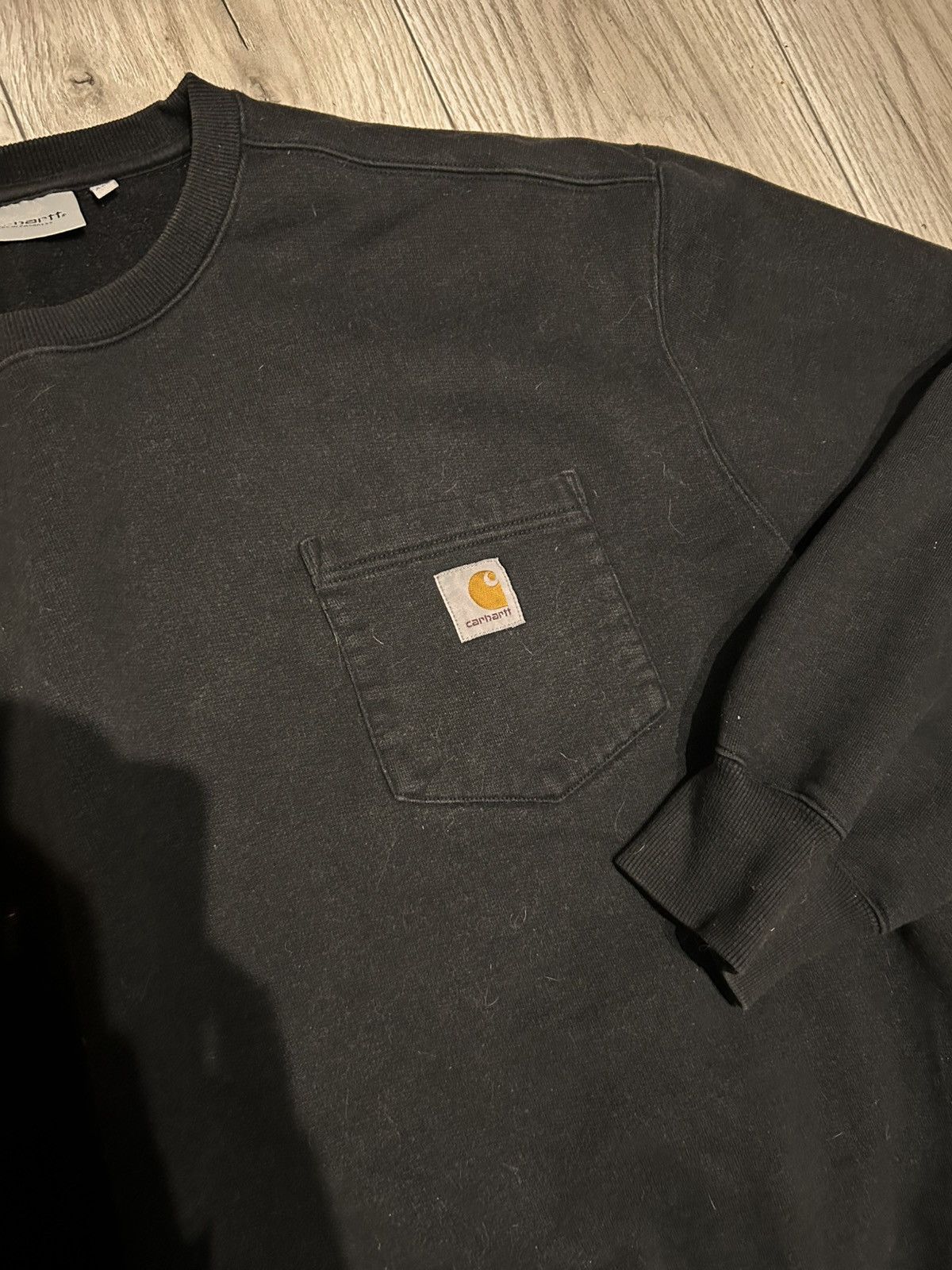 Carhartt × Vintage Black men’s Carhartt sweatshirt pocket Size US XXL / EU 58 / 5 - 2 Thumbnail