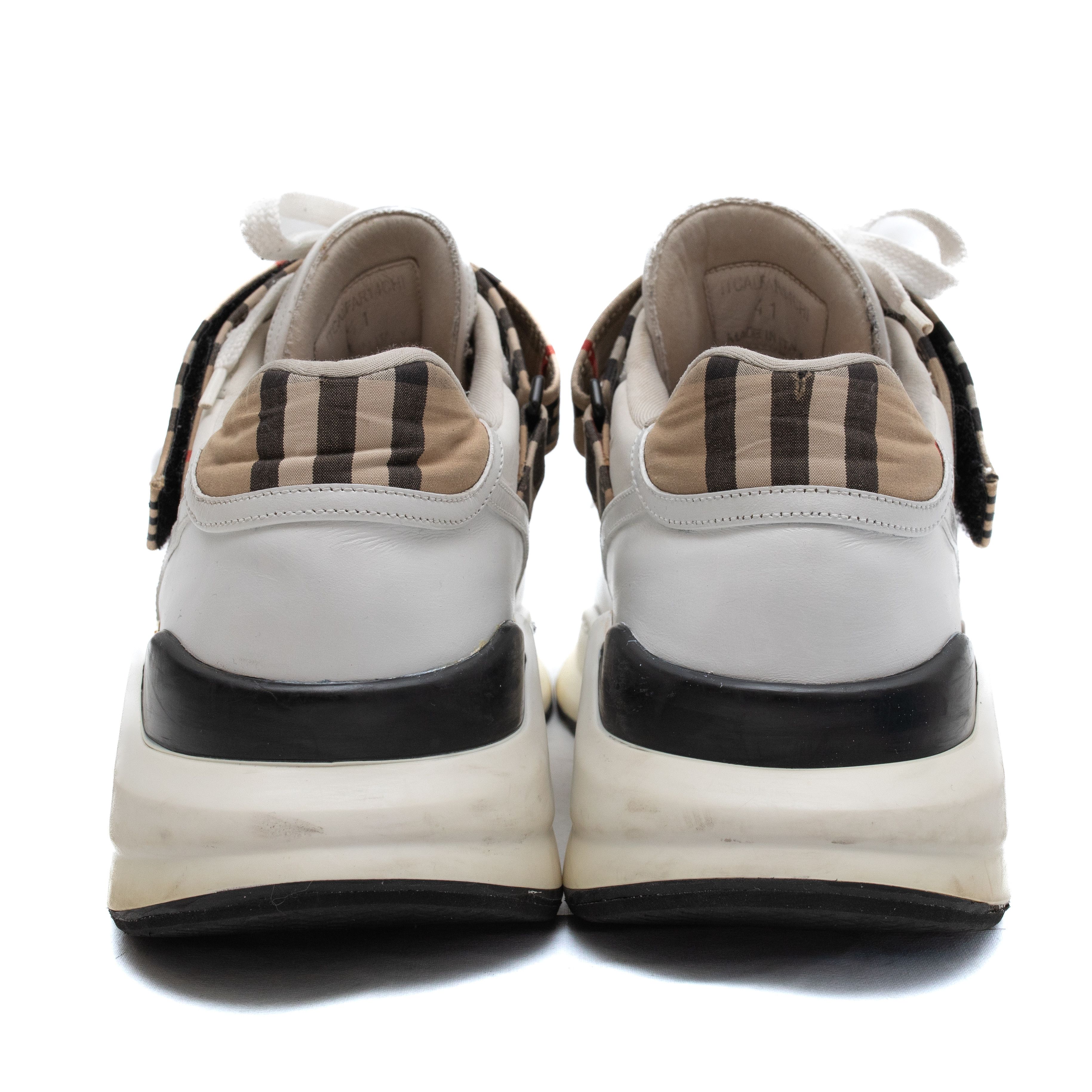 Burberry *No Tariff* BURBERRY Ronnie Low Check Sneakers Size US 8 / EU 41 - 5 Thumbnail