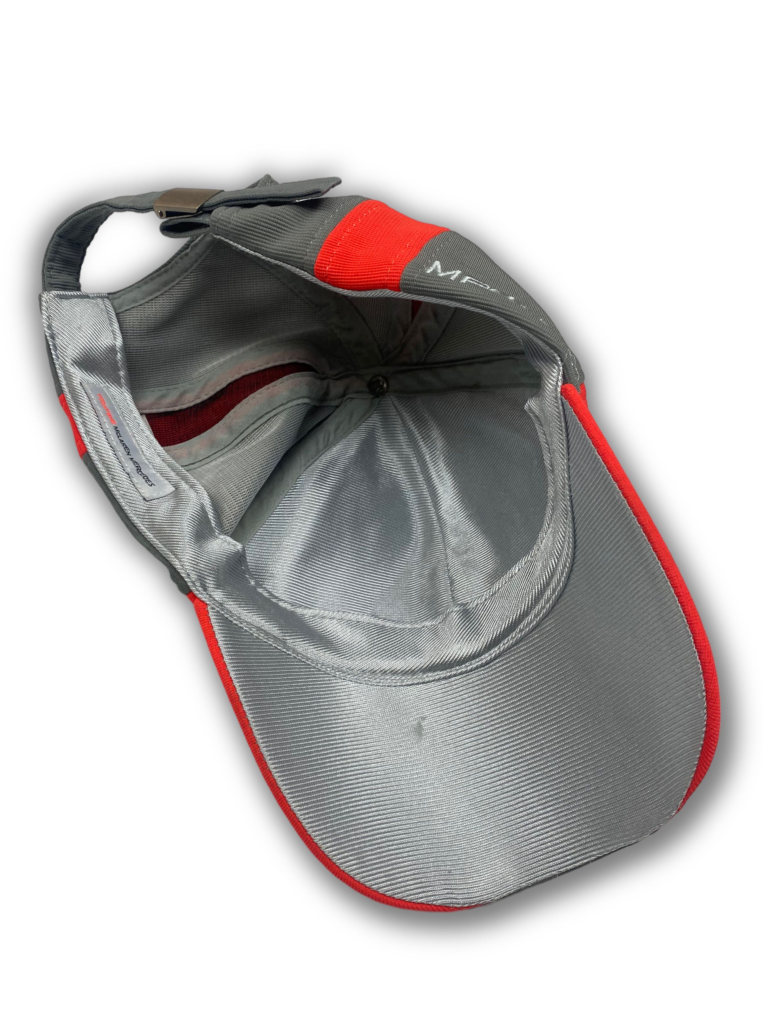 Mercedes-Benz Vintage MERCEDES MCLAREN Grey VODAFONE Logo Cap M560 Size ONE SIZE - 7 Thumbnail