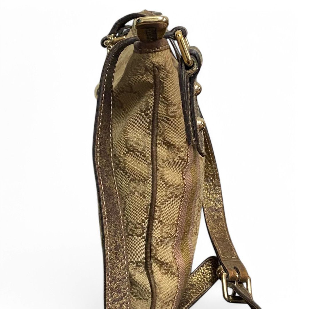 Gucci Gucci - Princesss Shoulder Bag Charm Gold Pink GG Monogram Size ONE SIZE - 3 Thumbnail