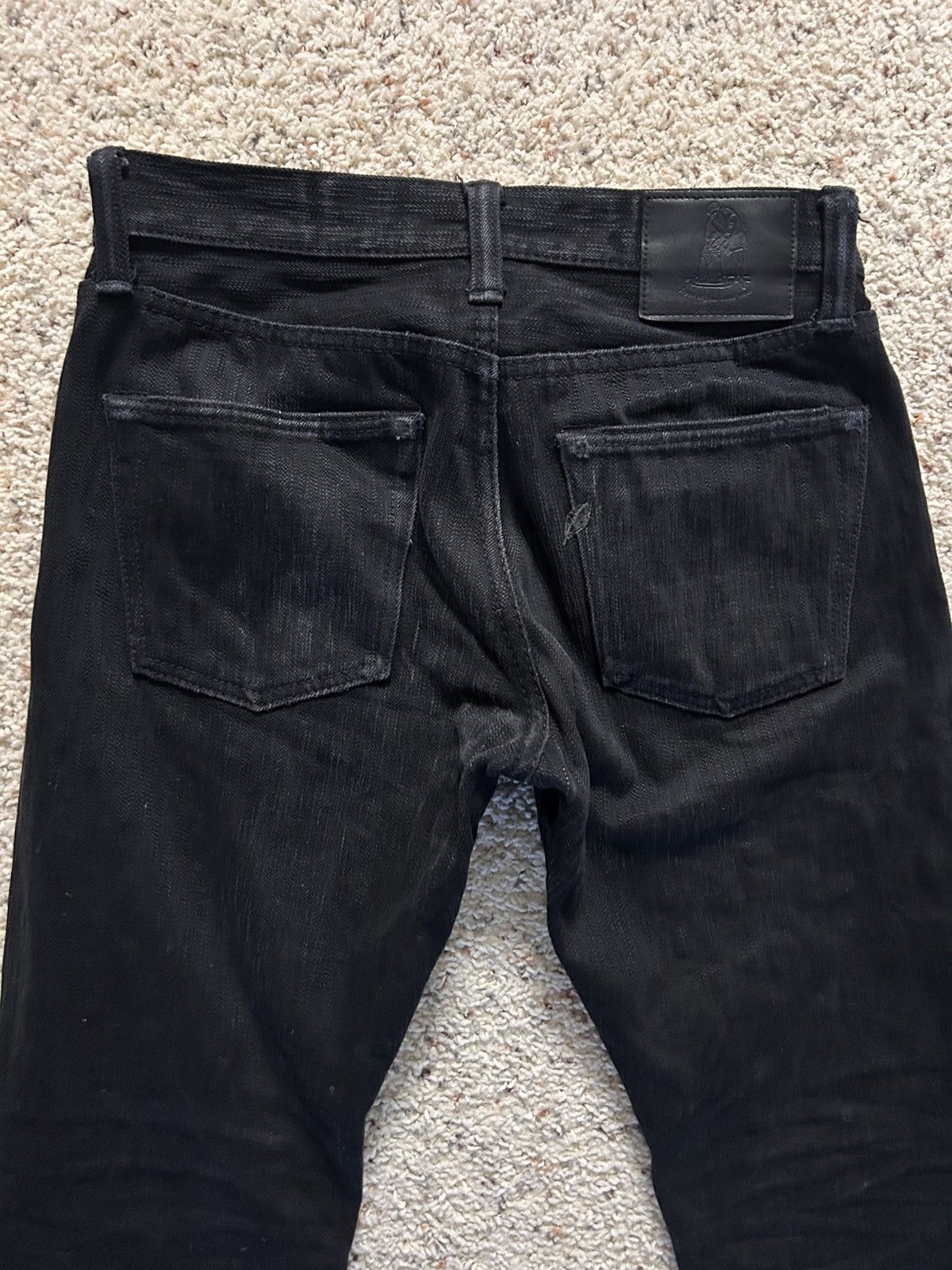 Pure Blue Japan Pure Blue Japan EX-BB-013 Extra Slub Black Slim Tapered (31) Size US 31 - 6 Thumbnail