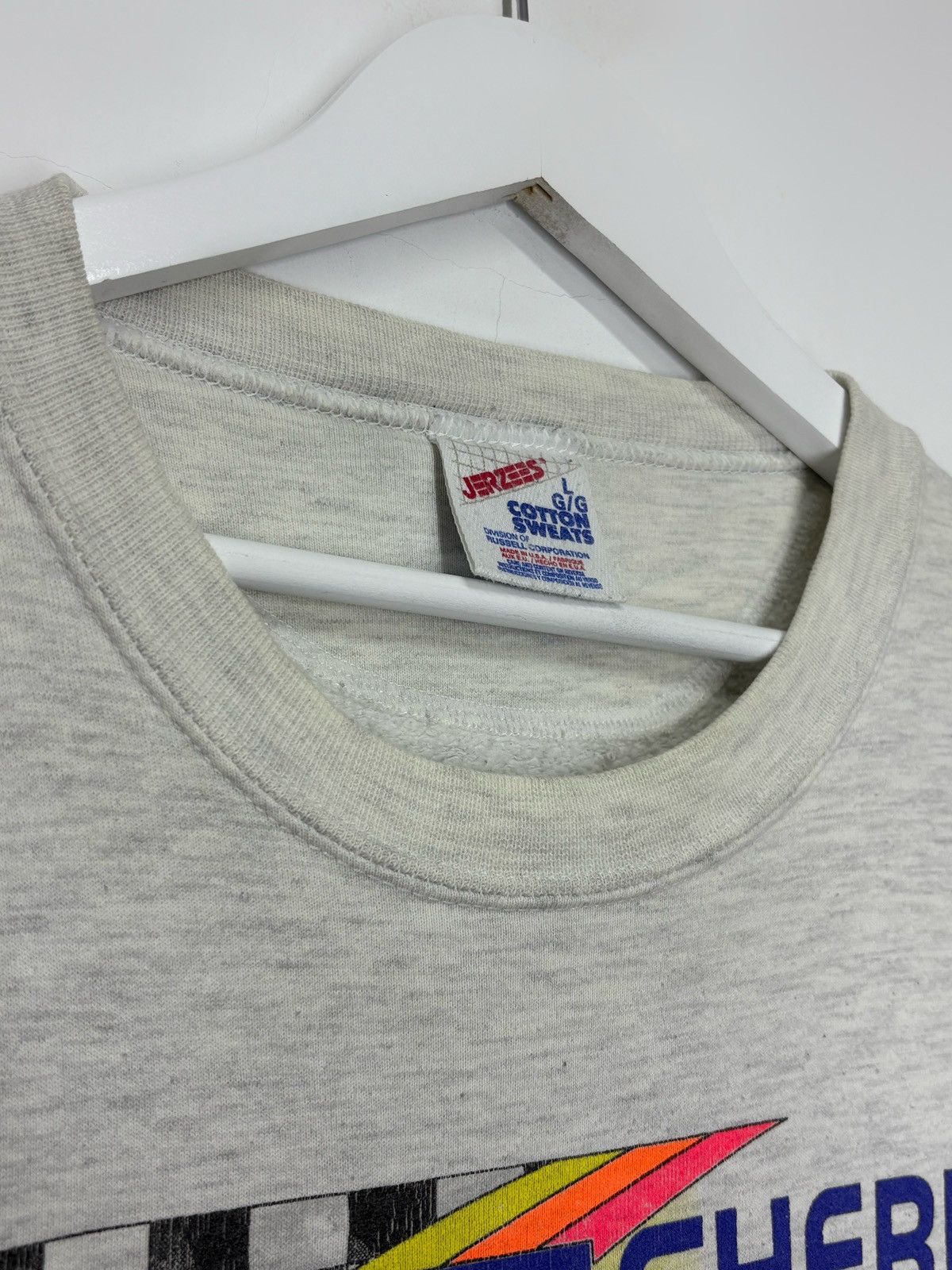 NASCAR Vintage 90s Nascar USA Boxy Crewneck Sweatshirt Size US L / EU 52-54 / 3 - 5 Thumbnail