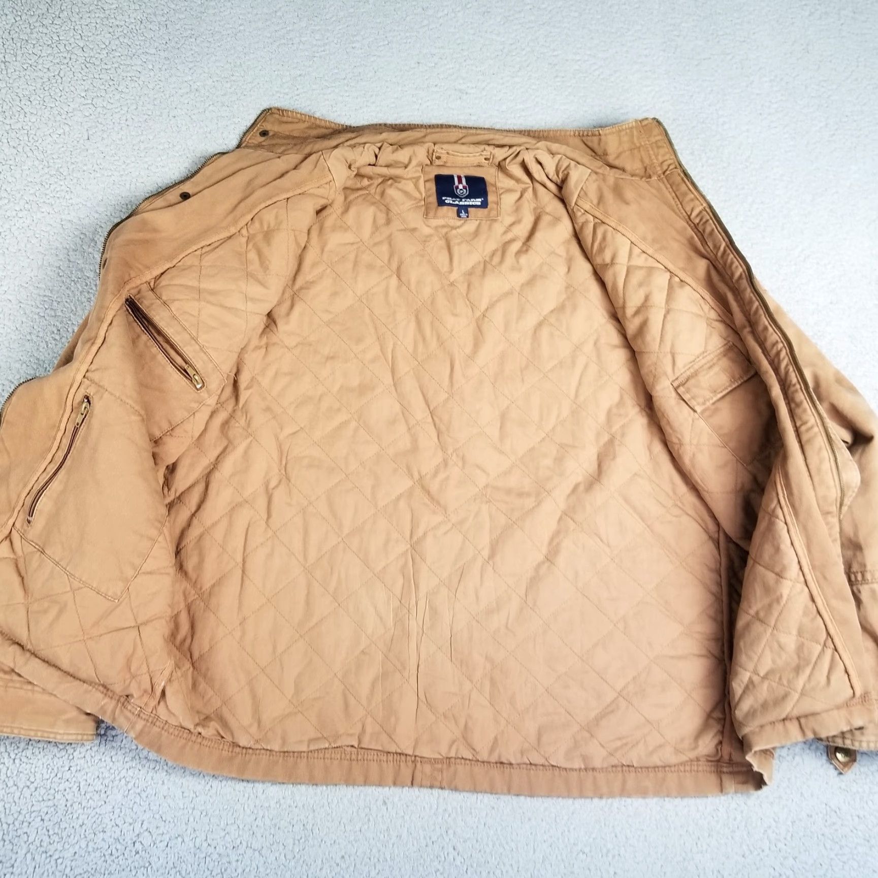 Phat Farm VINTAGE Phat Farm Jacket Men Large Hip Hop 90s Canvas Chore Coat Military Style Size US L / EU 52-54 / 3 - 7 Thumbnail
