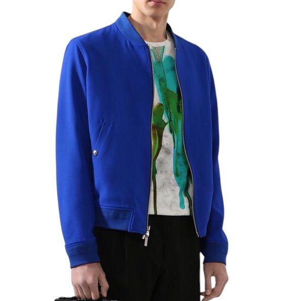 Berluti REVERSIBLE WOOL BOMBER JACKET Size US M / EU 48-50 / 2 - 1 Thumbnail