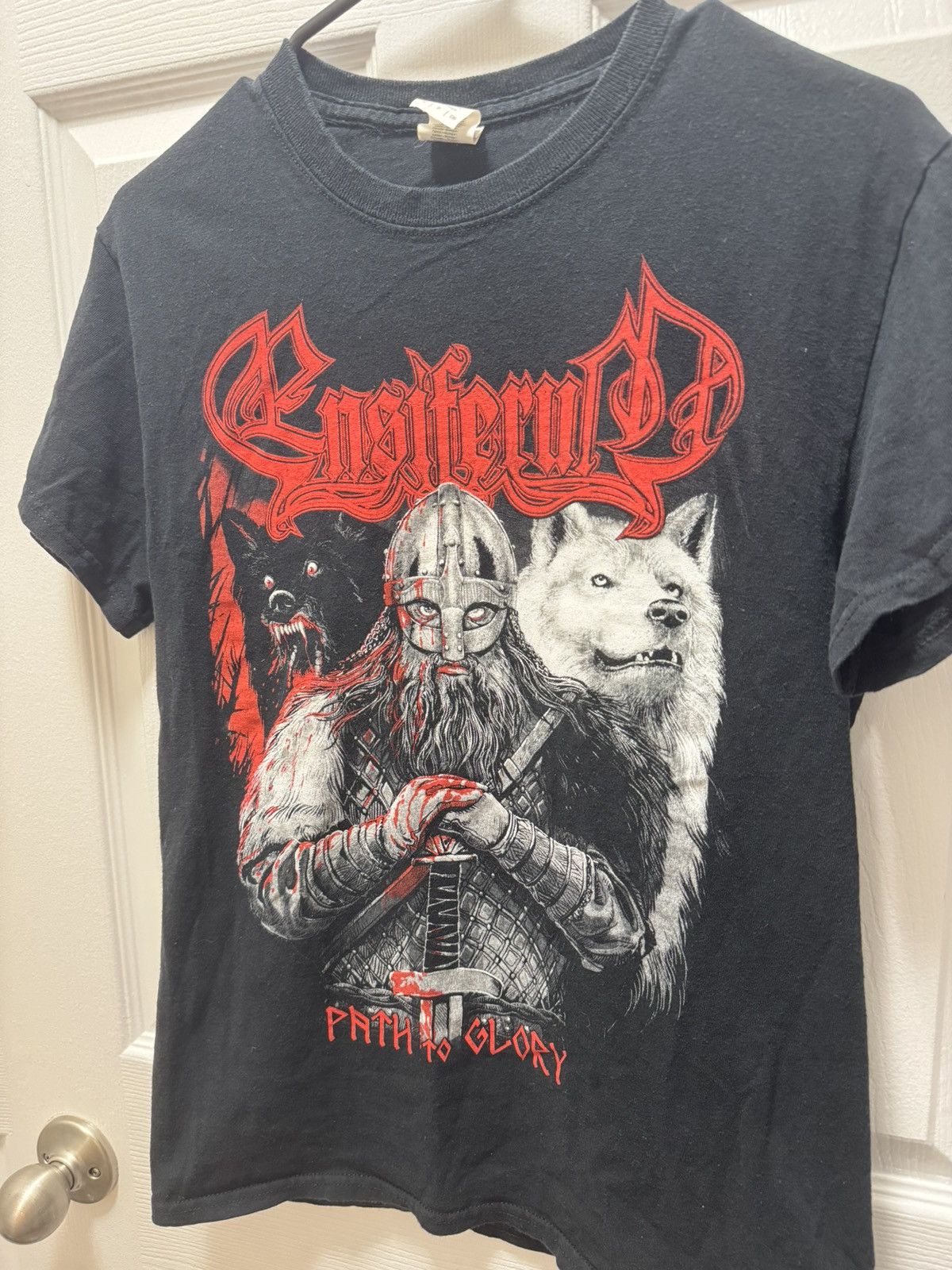 Band Tees × Gildan Ensiferum Path of Glory 2019 NA Tour Viking Metal Band Size US S / EU 44-46 / 1 - 2 Thumbnail