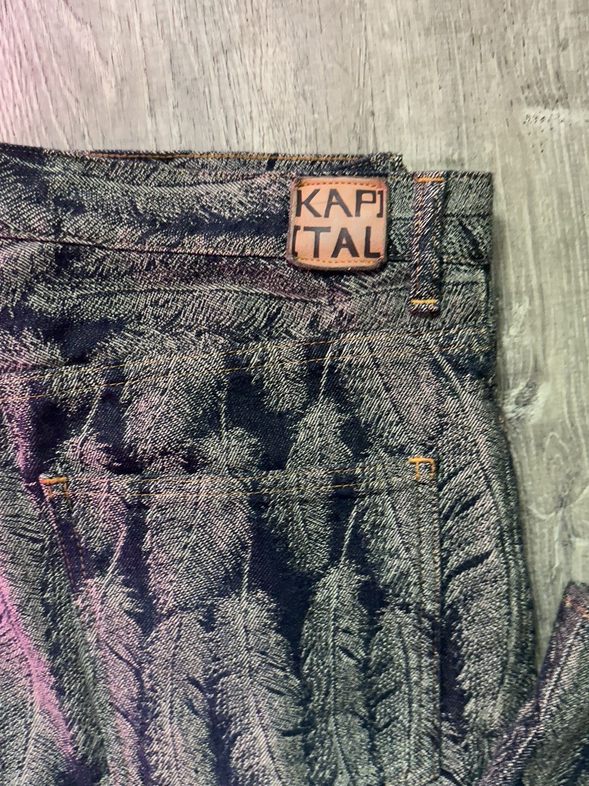 Kapital Dark Raw Feathered Kapital Denim Size US 36 / EU 52 - 7 Thumbnail