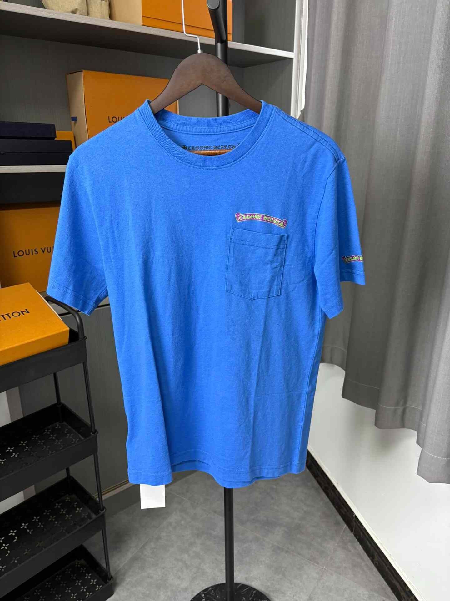 Chrome Hearts Chrome Hearts Blue T-Shirt M Men Size US M / EU 48-50 / 2 - 1 Thumbnail
