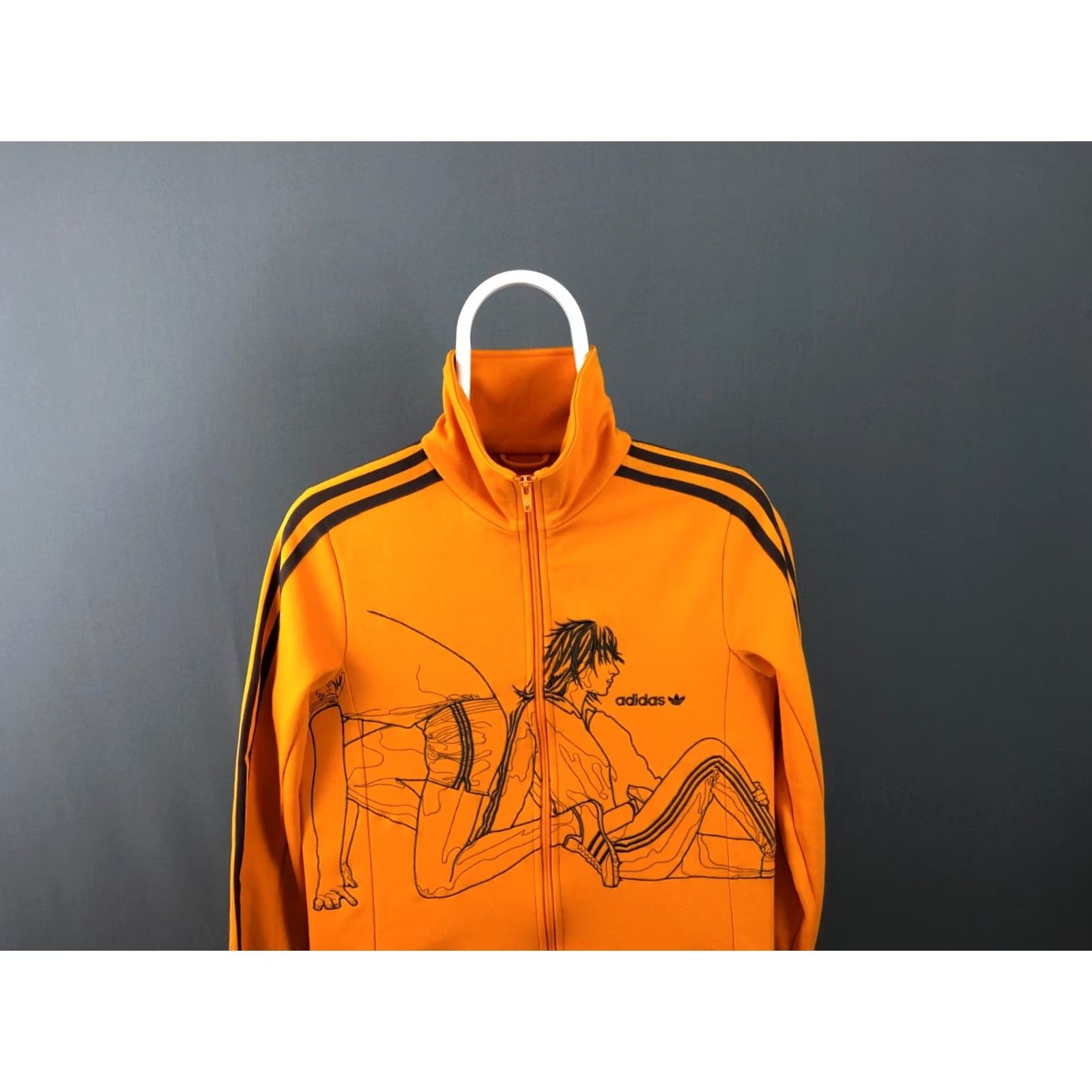 Adidas adidas Zip Track Jacket Cotton Blend Men Size S Yellow Jacket Size US S / EU 44-46 / 1 - 4 Thumbnail