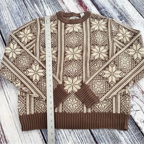 Vintage Vintage “Steep Slopes” Snowflake Sweater Size M / US 6-8 / IT 42-44 - 6 Thumbnail