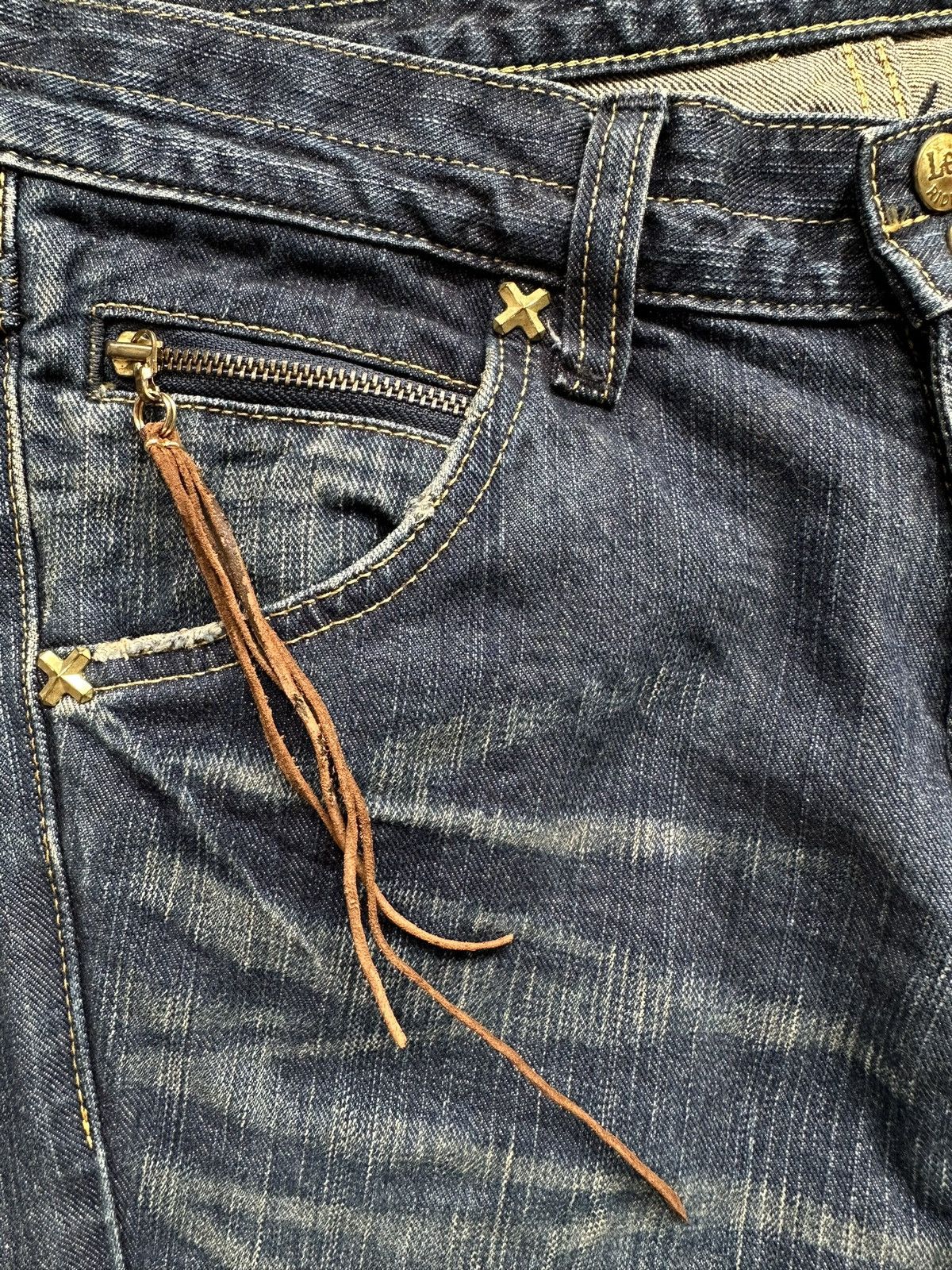 If Six Was Nine Archive Lee Japan ethnic fashion flared jean Size US 32 / EU 48 - 15 Thumbnail
