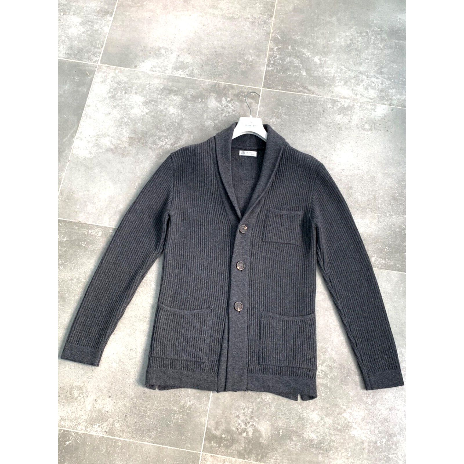 Brunello Cucinelli BRUNELLO CUCINELLI Men's Knitt Long Wool Sweater SZ L EU 50 Size US L / EU 52-54 / 3 - 1 Thumbnail
