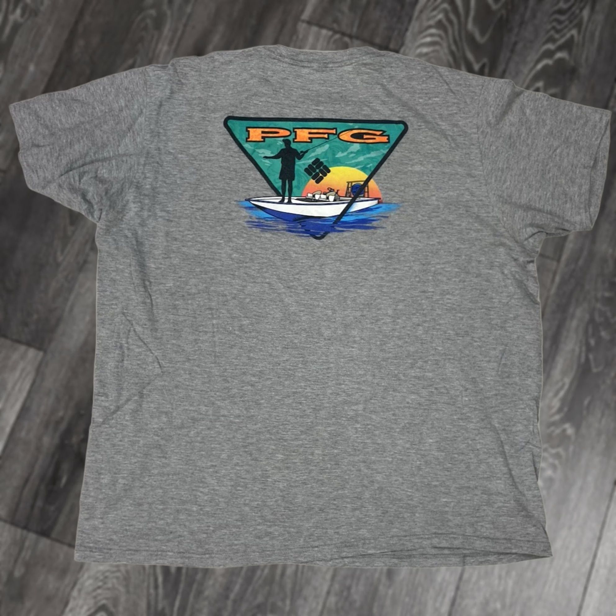 Vintage VINTAGE Columbia PFG Performance Fishing Gear Boat Fish Graphic T-shirt Men XL Gray Size US XL / EU 56 / 4 - 1 Thumbnail