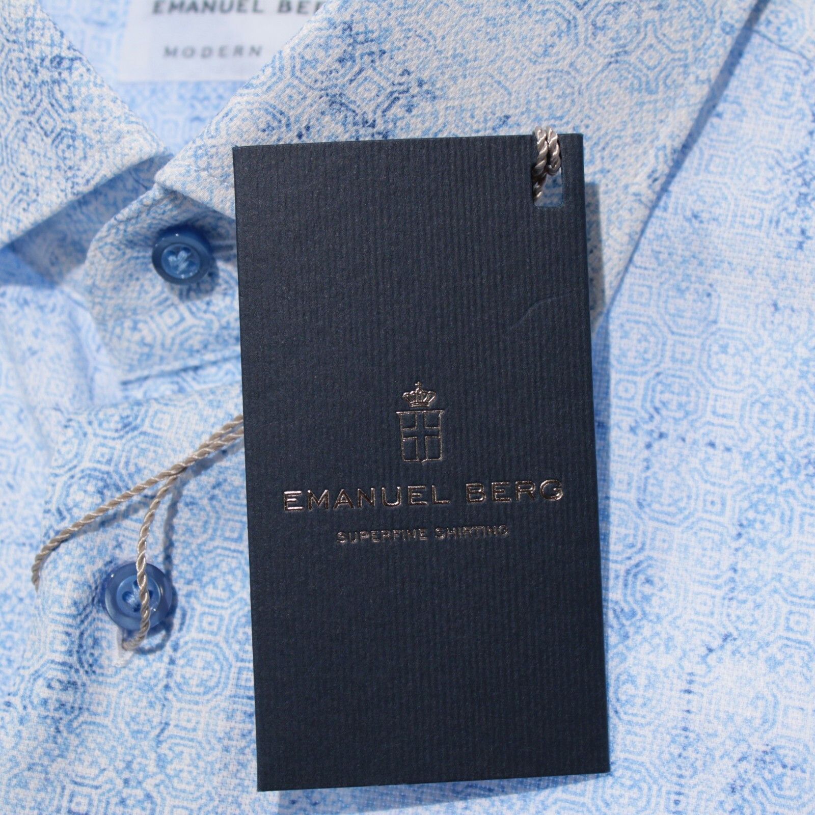 Other Emanuel Berg New with tags Shirt Size L US In Blue Size US L / EU 52-54 / 3 - 2 Thumbnail