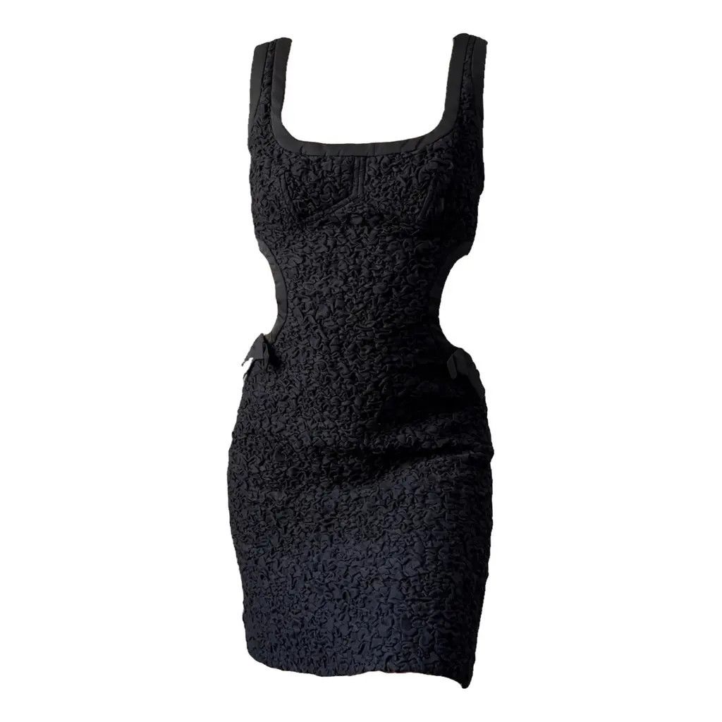 Louis Vuitton Louis Vuitton Black Cutout Sleeveless Mini Dress Size FR40 Size M / US 6-8 / IT 42-44 - 2 Thumbnail