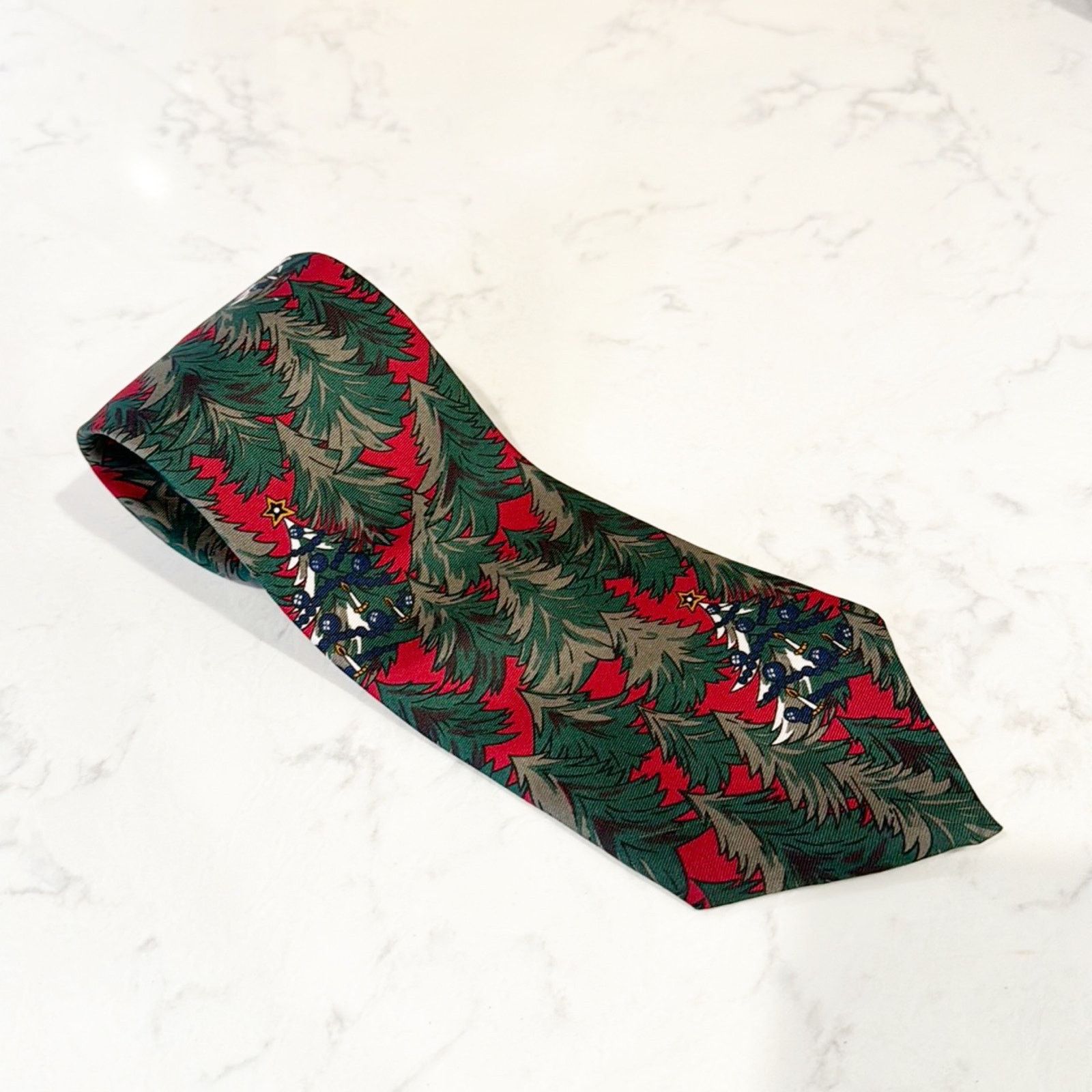 Other Vintage Wembley 100% silk necktie holiday Christmas 90s Size ONE SIZE - 1 Thumbnail