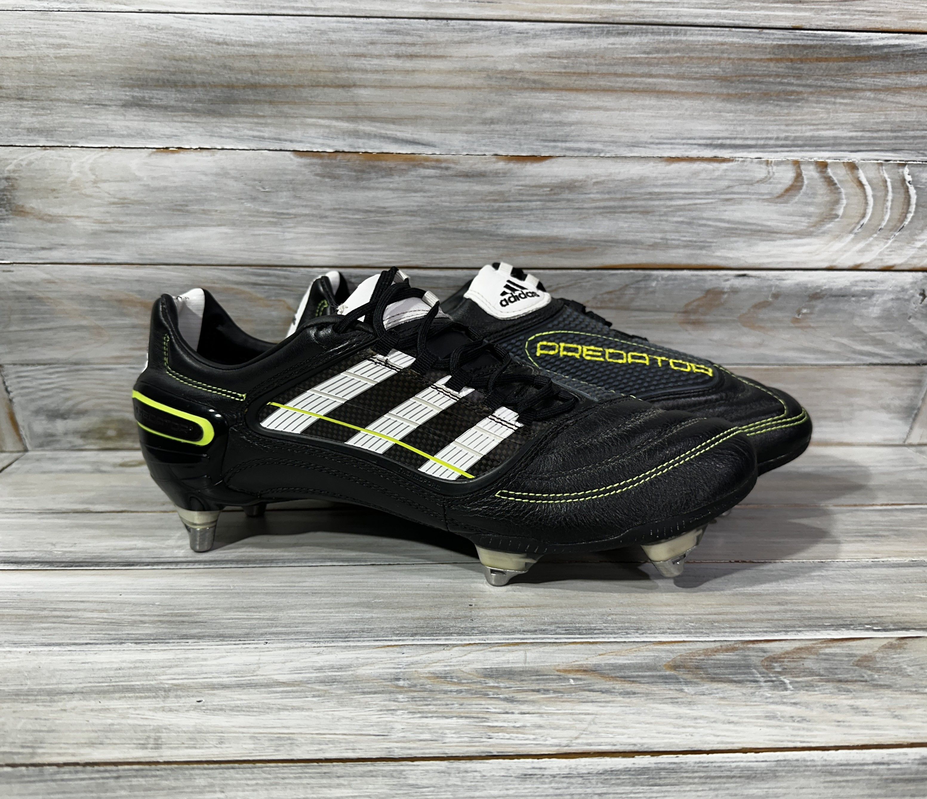 Adidas Predator X Trx Sg Football Cleats Boots Sport Shoes in Black, Men's (Size 9.5)