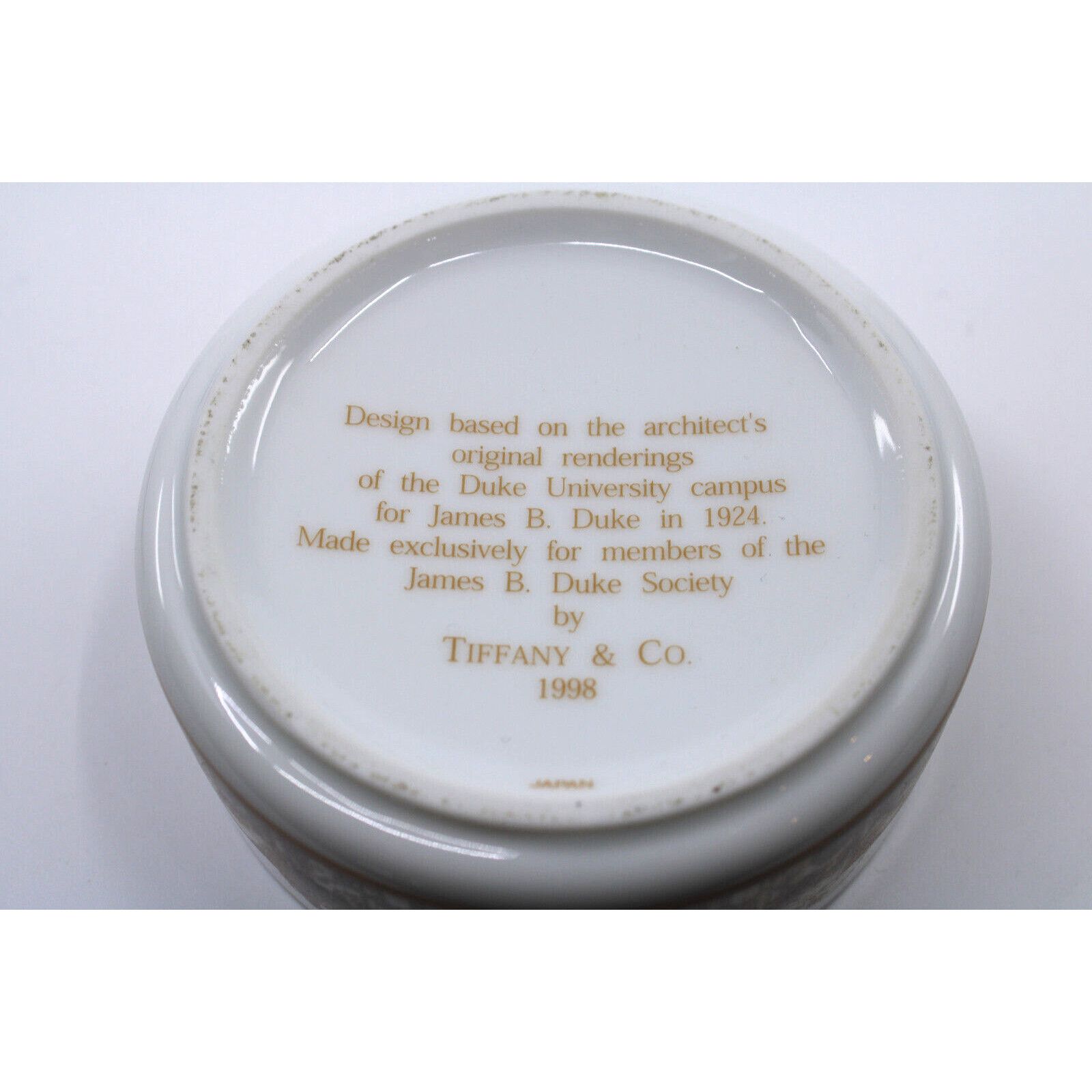 Tiffany & Co. 1998 Tiffany Co Duke University Trinket Box J B Duke Society Size ONE SIZE - 5 Thumbnail