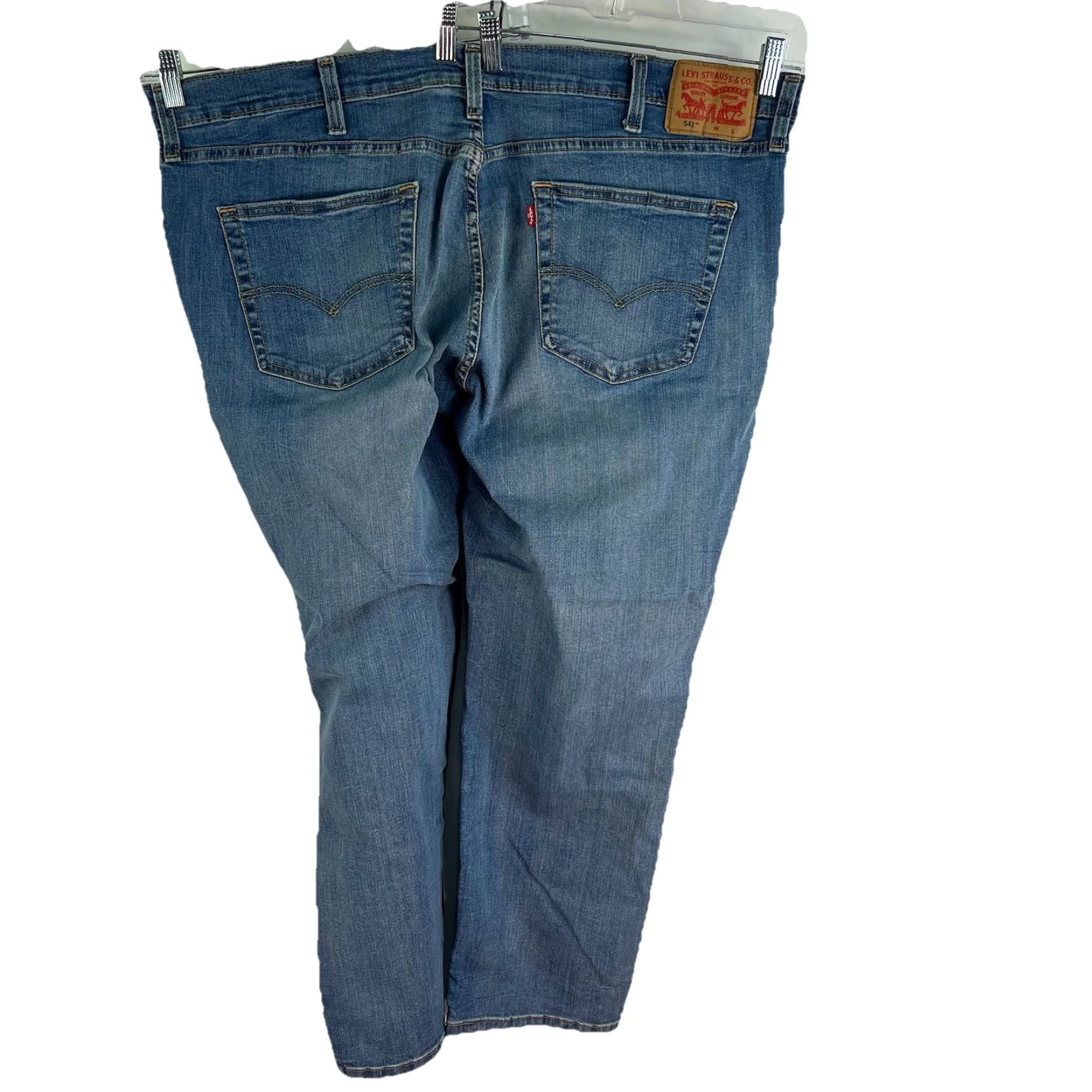 Levi's Levi’s 541 Athletic Taper Denim Jeans Blue Men's 46 29 Inseam Stretch 5-Pocket Denim Jeans Size US 30 / EU 46 - 2 Thumbnail