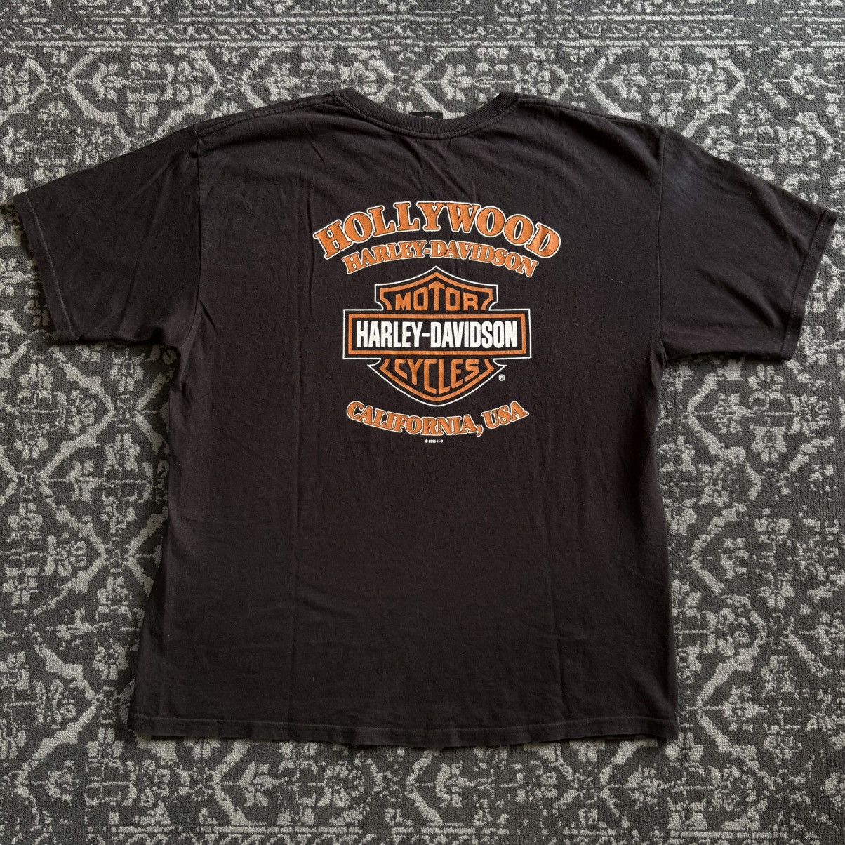 Harley Davidson × Vintage Harley Davidson Hollywood 2000 vintage tee Size US XL / EU 56 / 4 - 2 Thumbnail