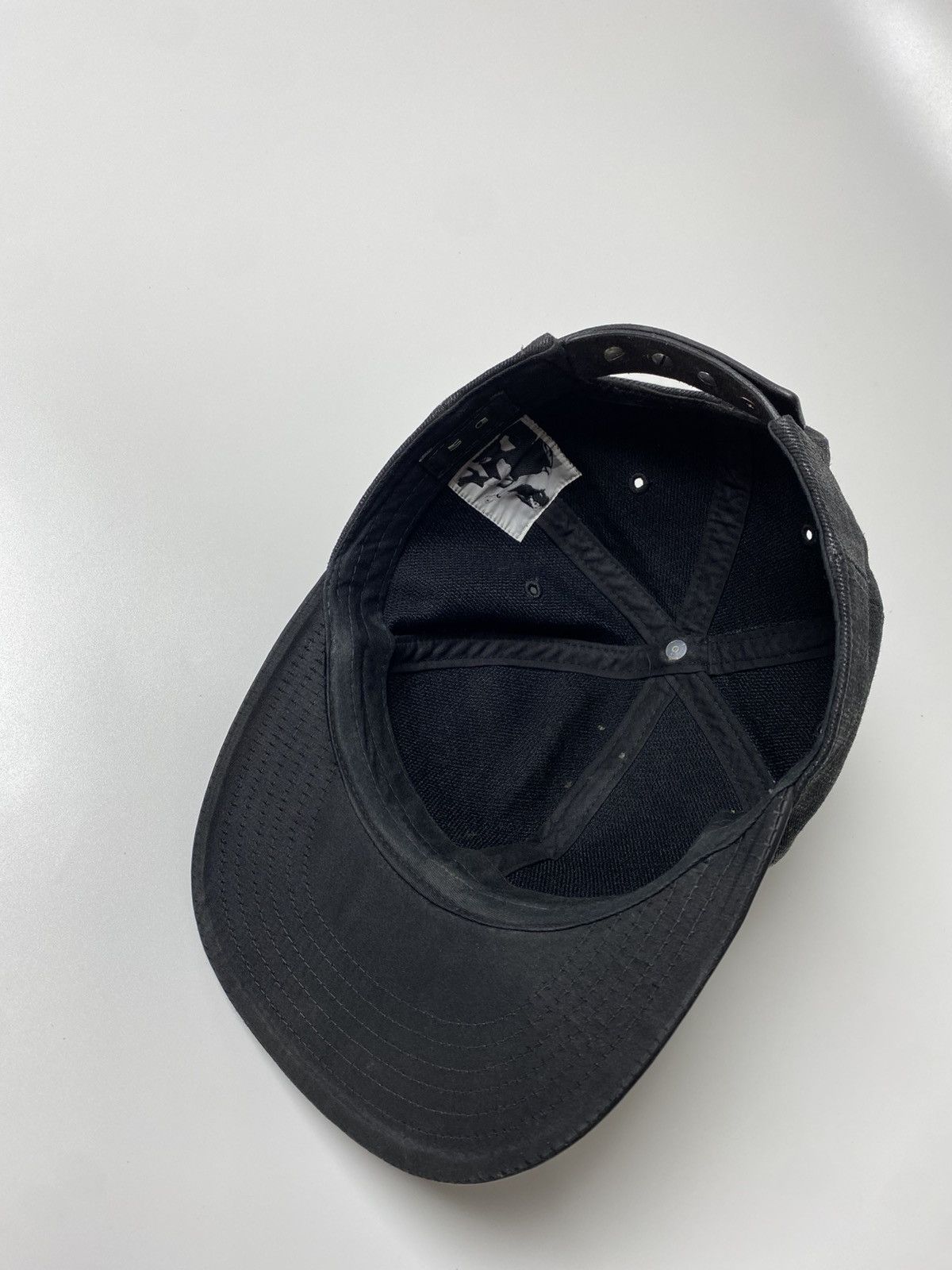 Rick Owens RICK OWENS LEATHER BRIM WAXED CAP Size ONE SIZE - 5 Thumbnail