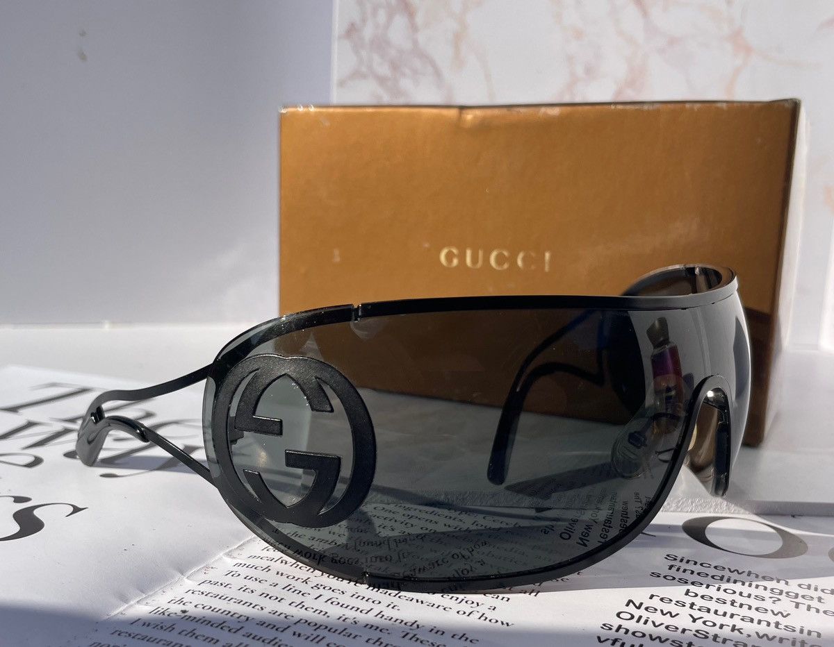 Gucci Gucci sunglasses GG2799/S Mask sport unisex vintage Size ONE SIZE - 5 Thumbnail