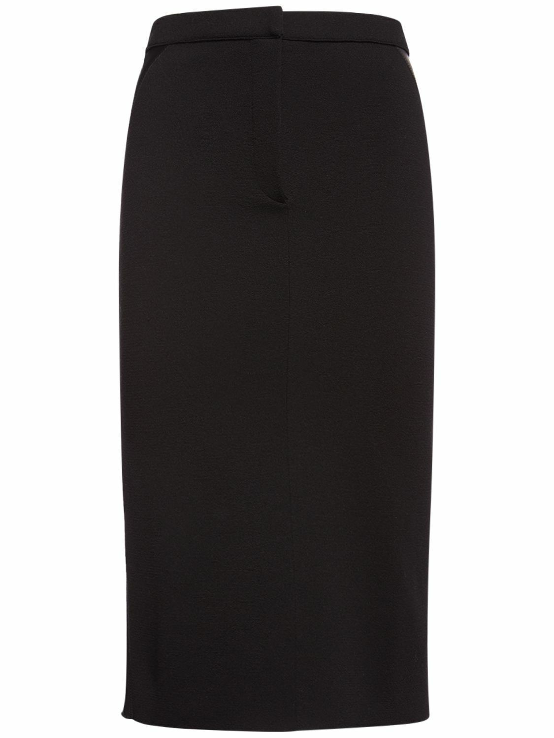 Tom Ford o1y0226 Midi Skirt in Black Size 24" / US 00 / IT 34 - 1 Thumbnail