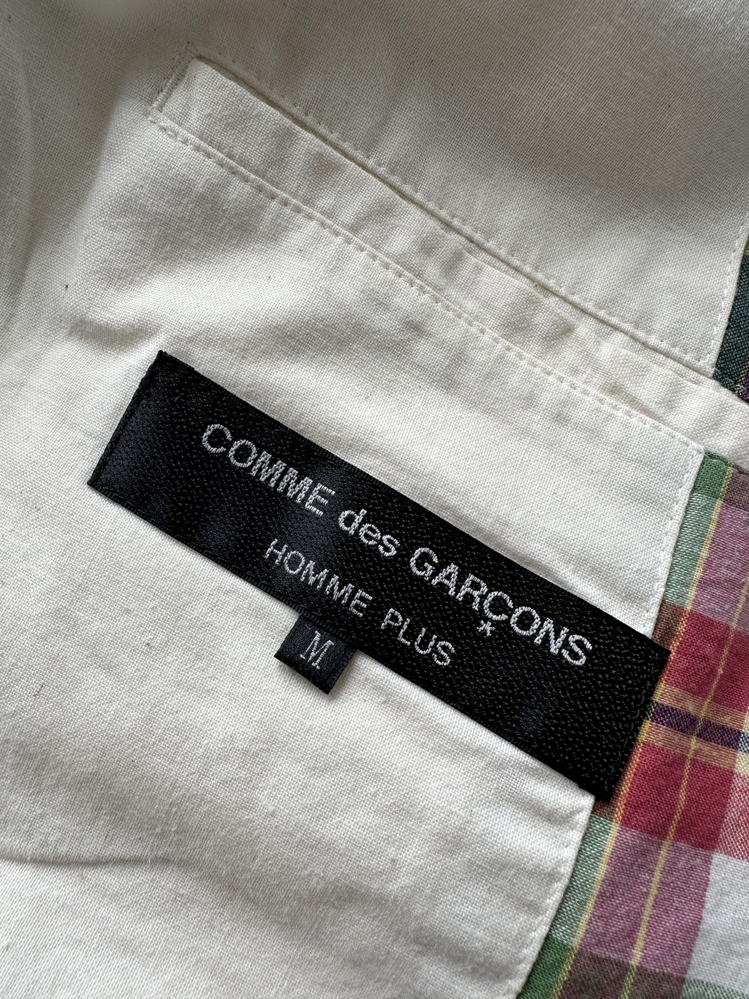 Comme des Garcons Comme des Garcons Homme Plus check multicolour blazer Size 46R - 2 Thumbnail