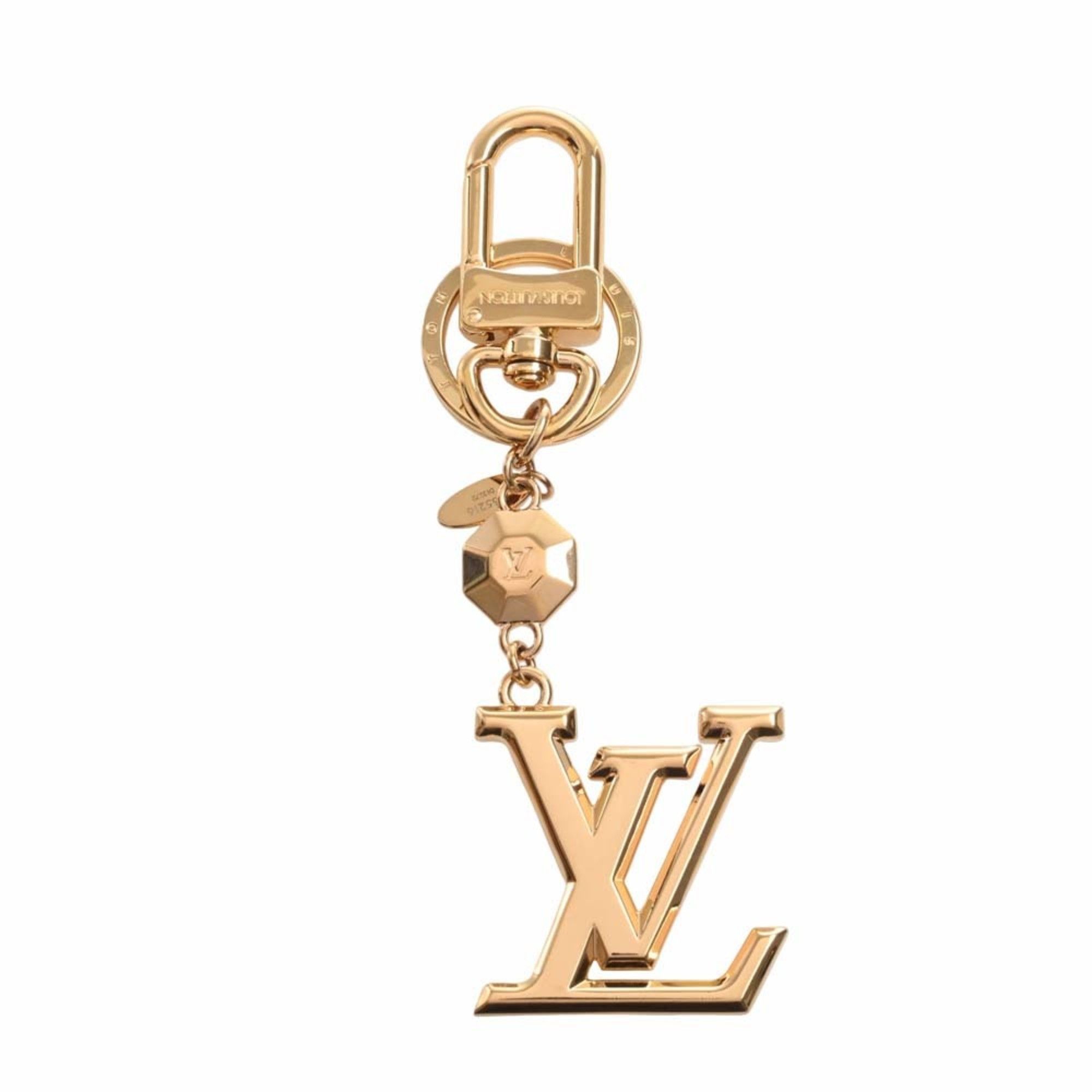 Louis Vuitton Keyring Keychain M67376 Kaleido V Padlock Silver