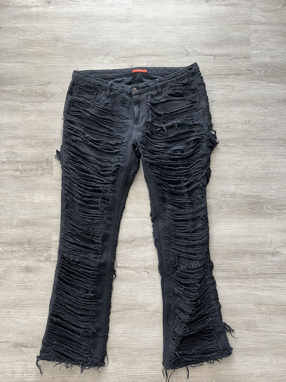 Handmade Handmade Rust Distressed Denim Size US 36 / EU 52 - 1 Thumbnail