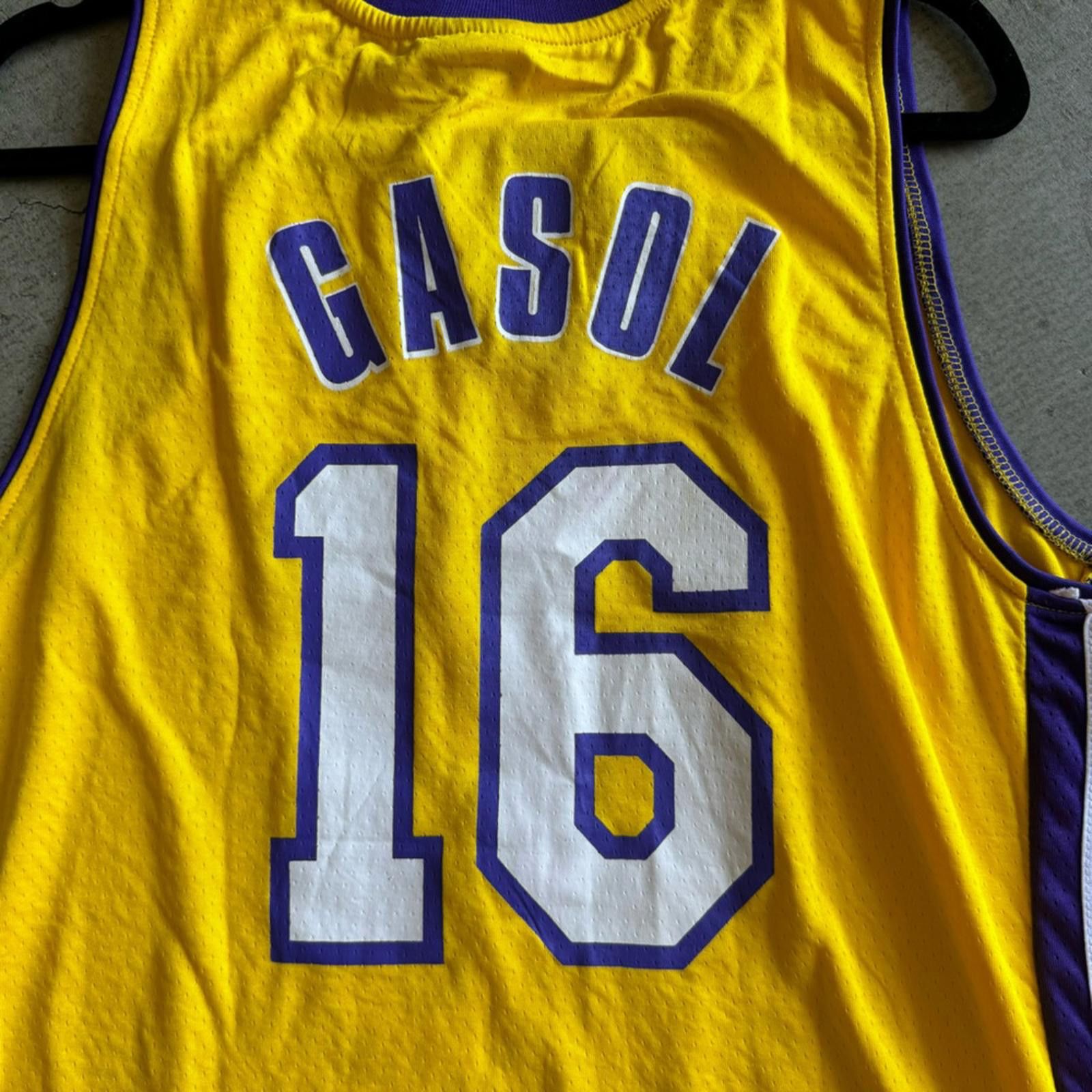 Pau Gasol Jersey Retirement Los Angeles Lakers Gasol #16 Jersey